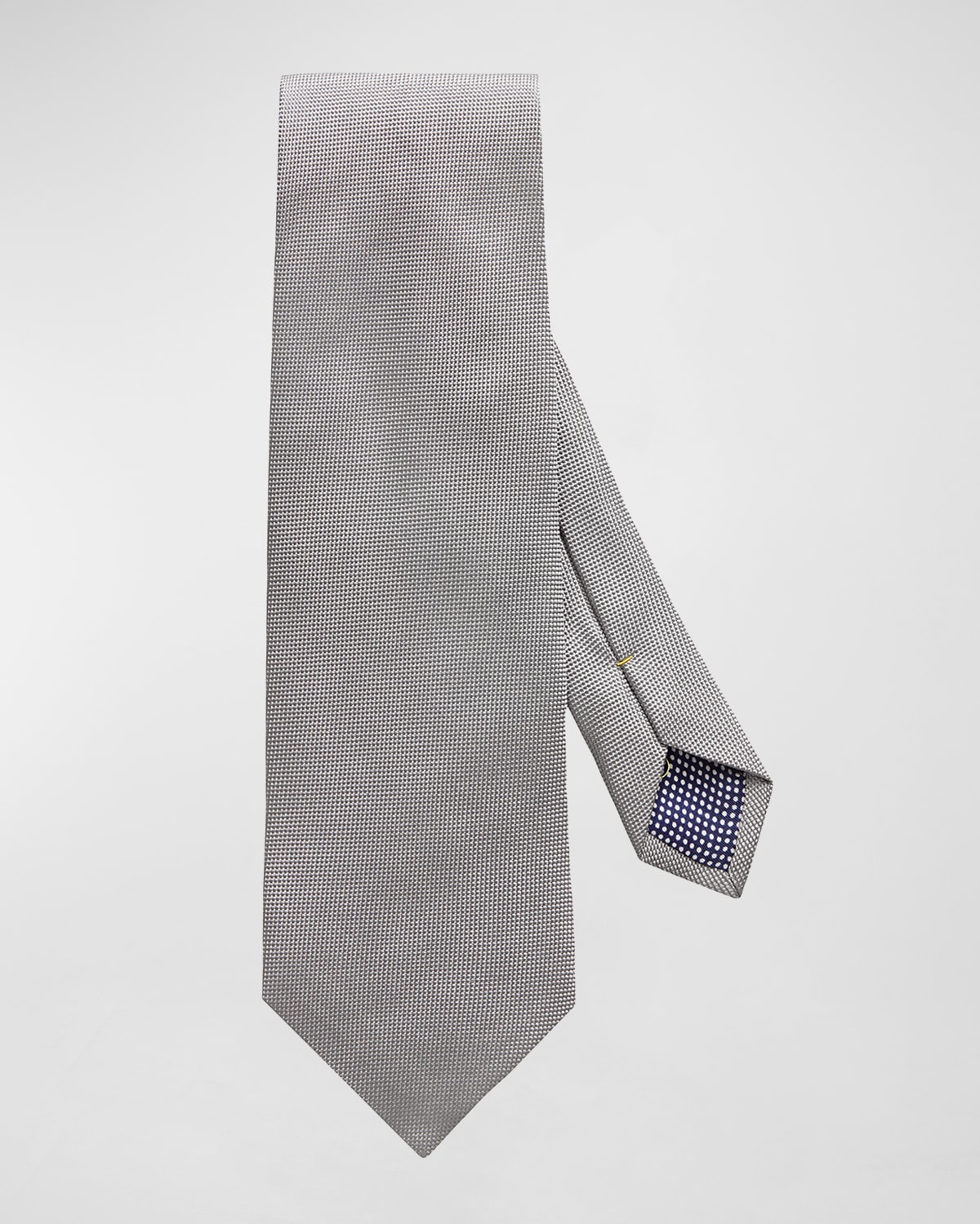 Men's Textured Solid Silk Tie