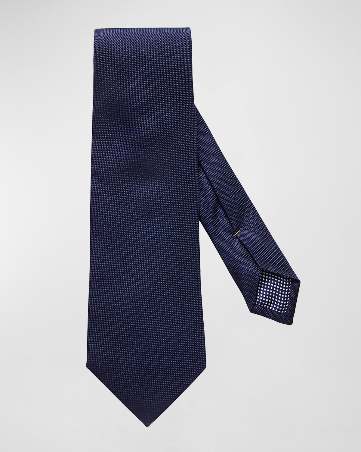 Men's Textured Solid Silk Tie