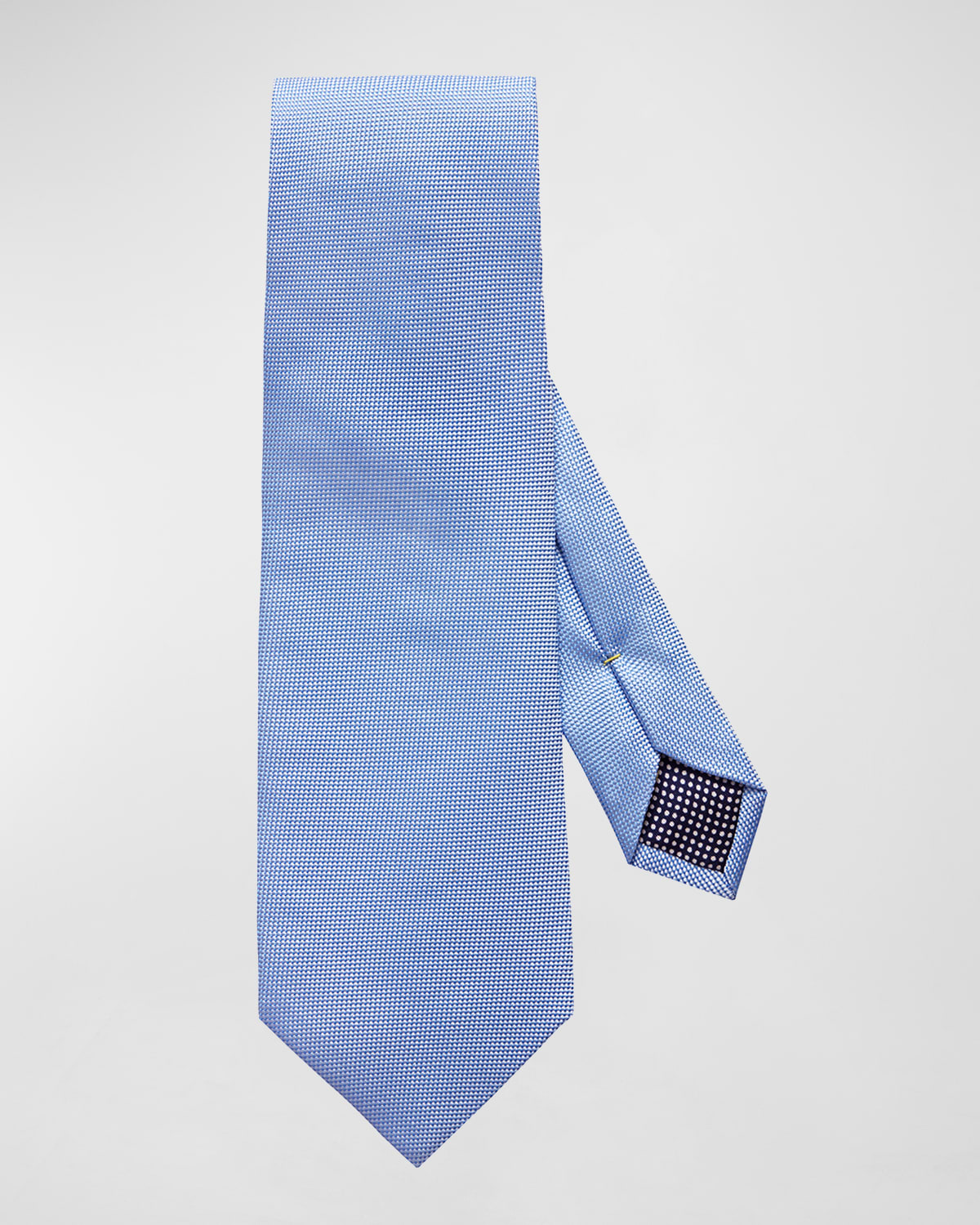 Men's Textured Solid Silk Tie