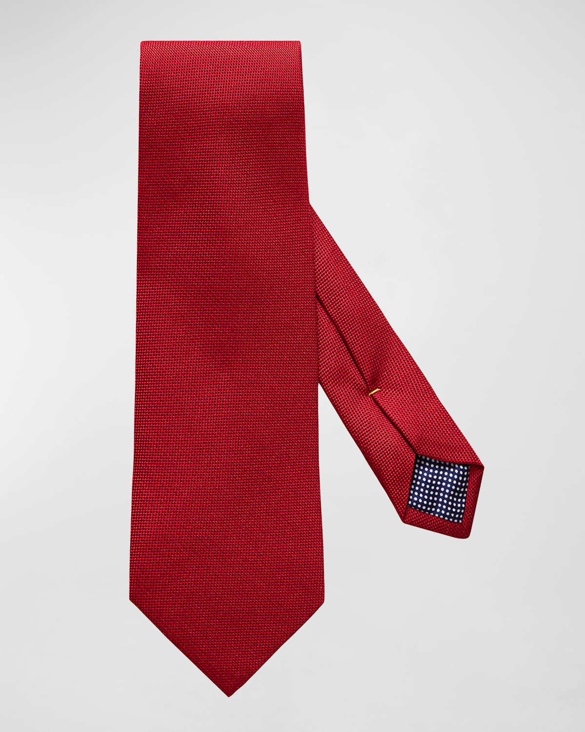 Men's Textured Solid Silk Tie