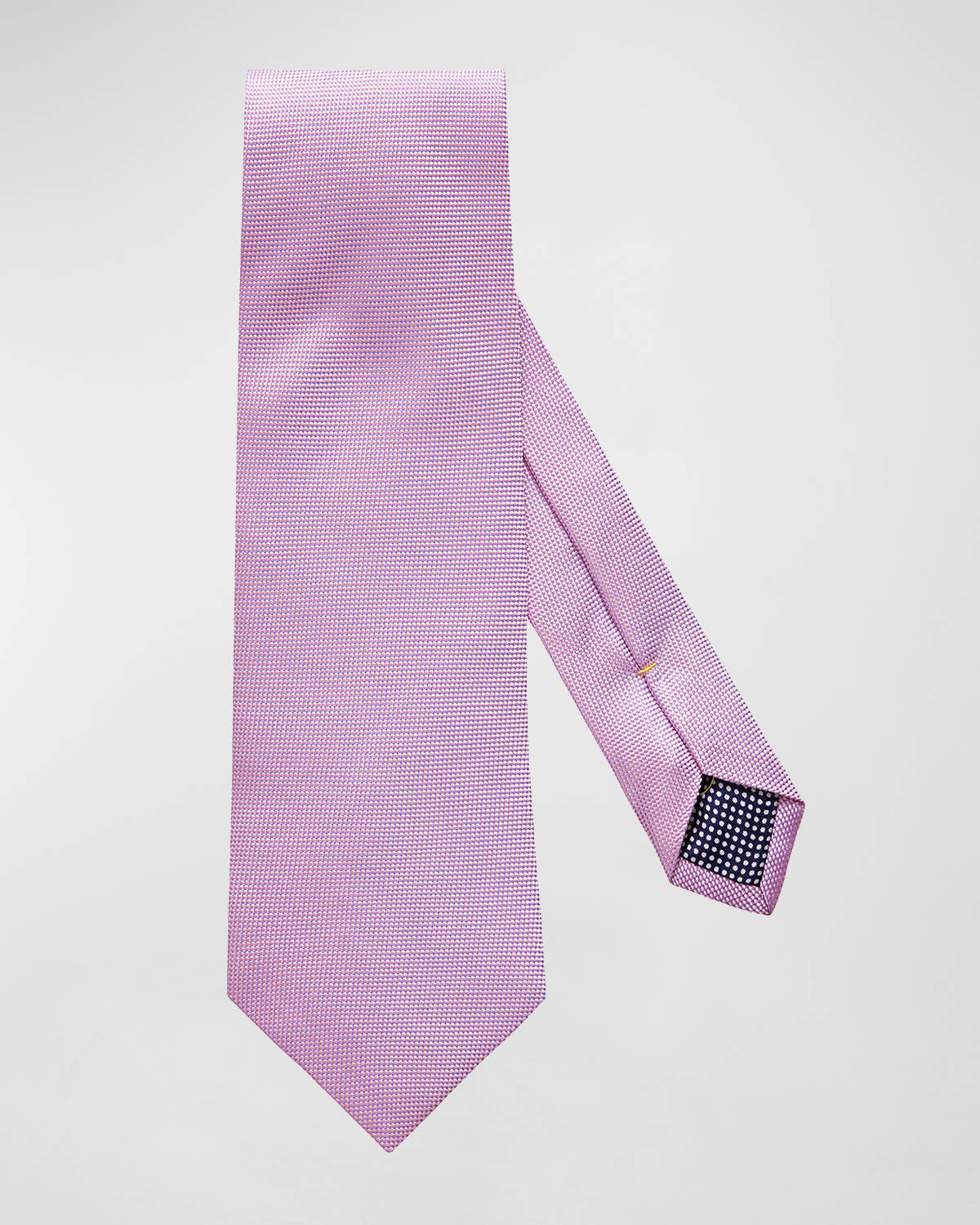 Men's Textured Solid Silk Tie