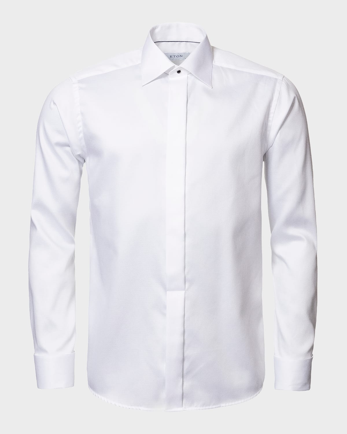 Men's Slim Fit Diamond Weave Formal Shirt