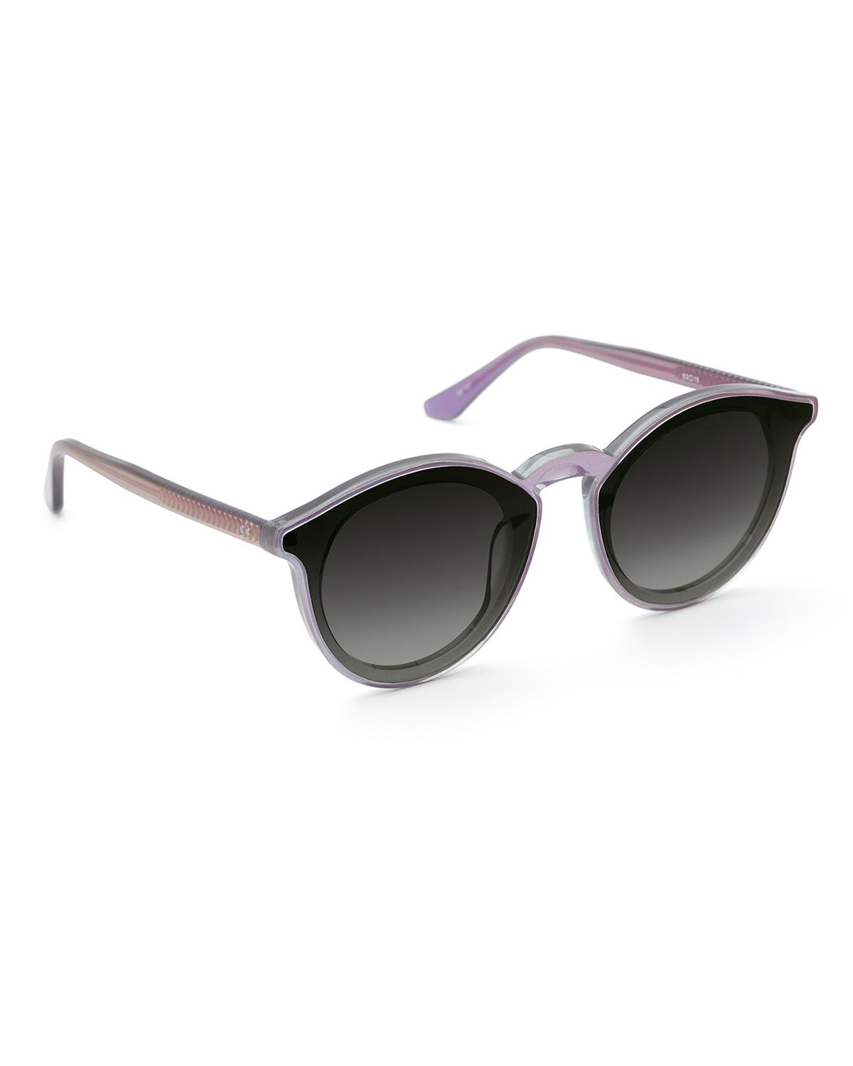 Krewe Collins 62mm Gradient Oversize Round Sunglasses In  display picture 3