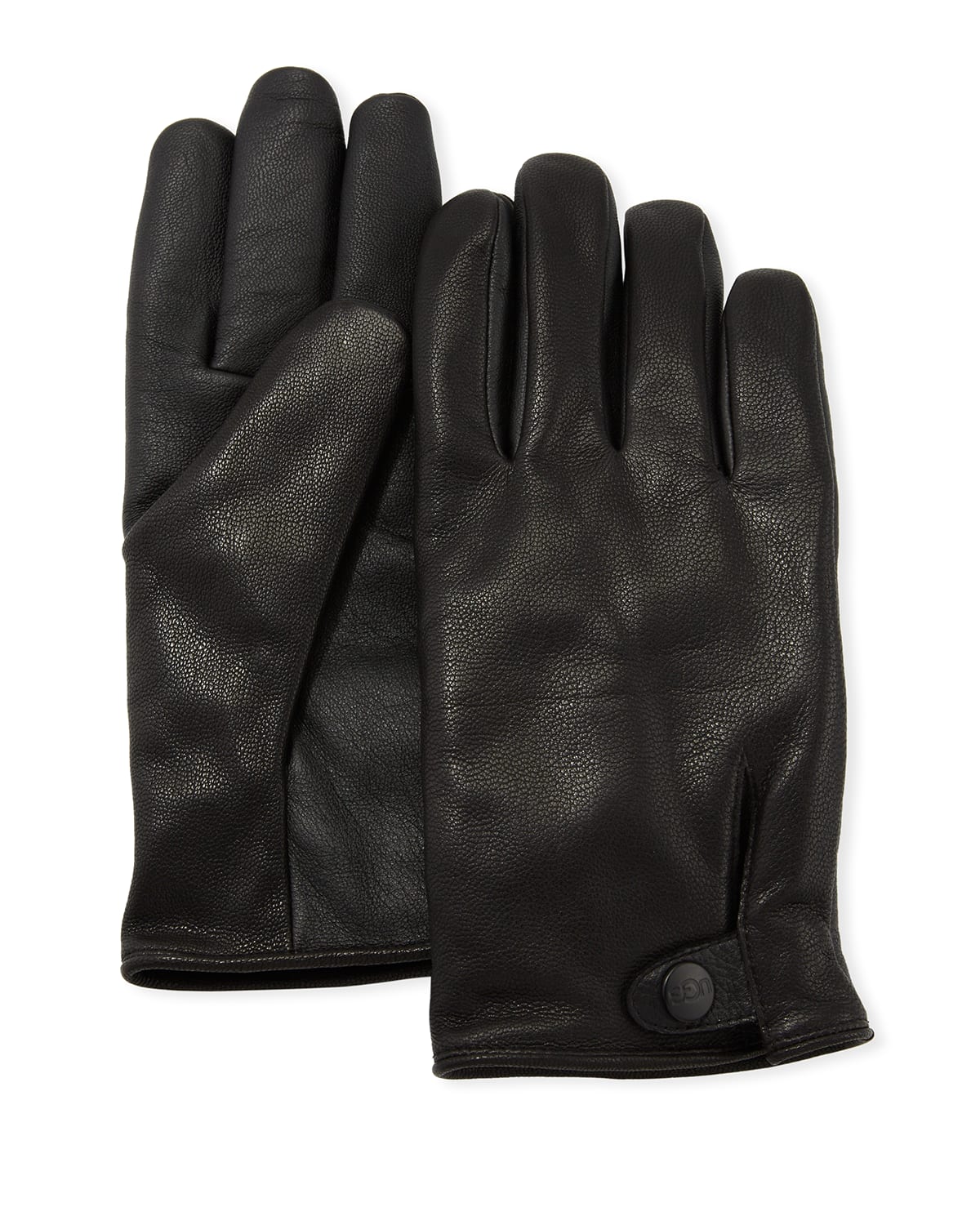 Men's Tabbed-Splice Vent Leather Gloves