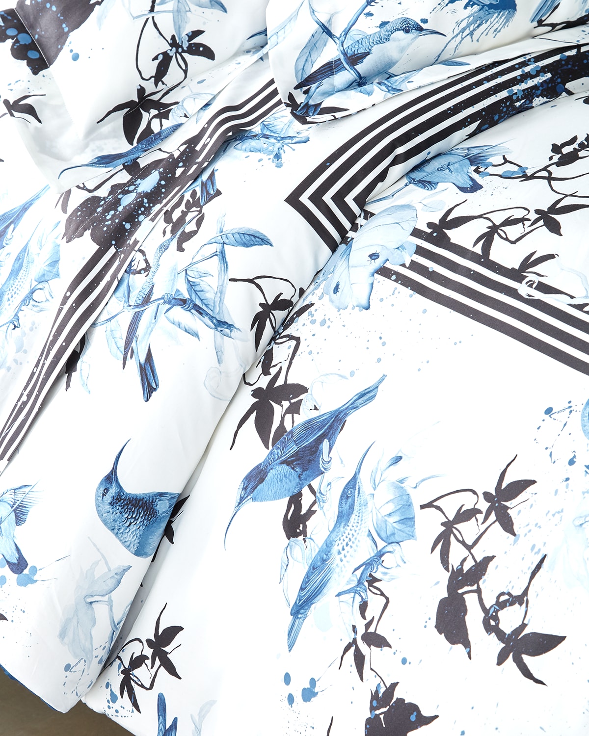 Roberto Cavalli Birds Ramage Queen Duvet Cover