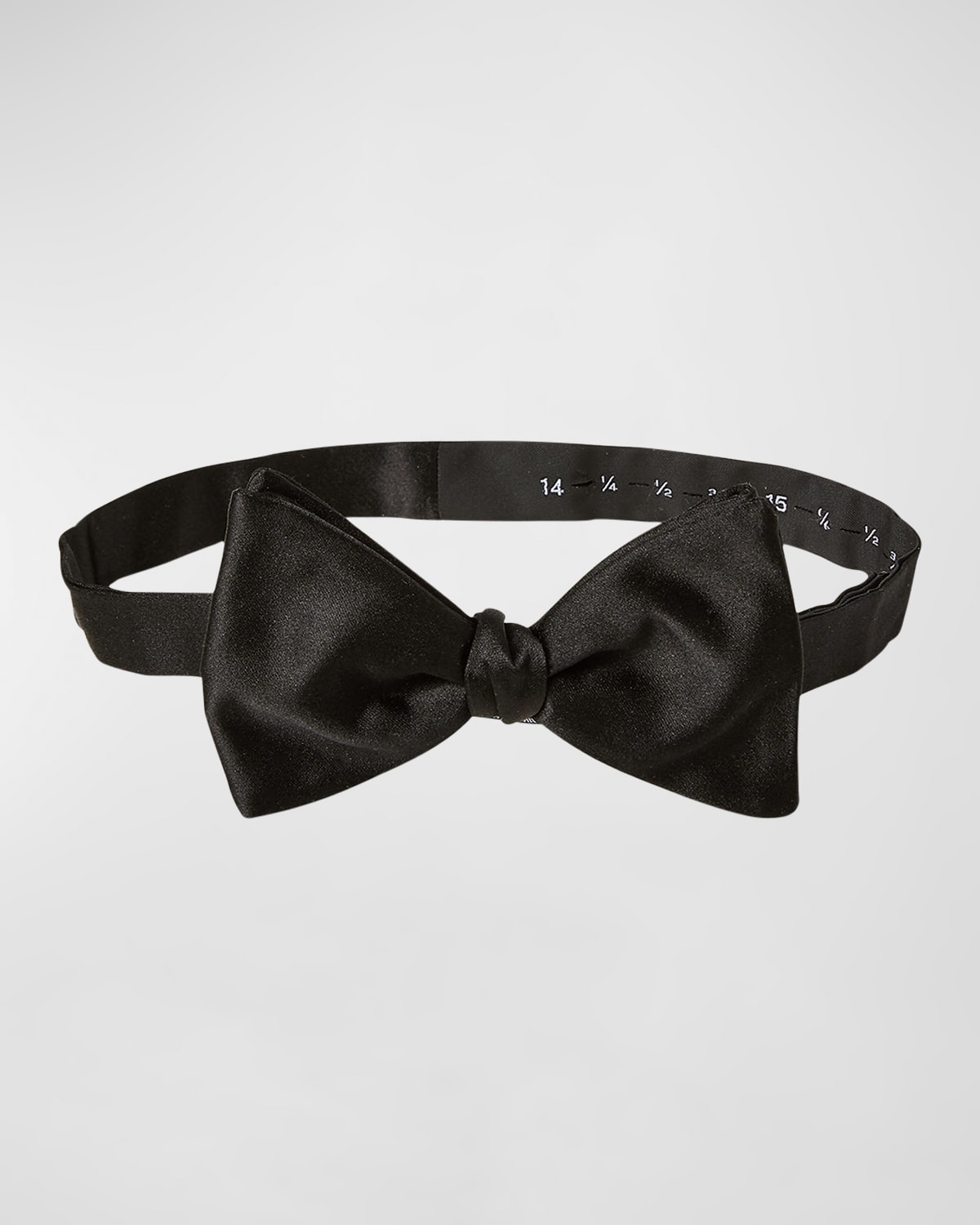 Ralph Lauren Men's Pre-tied Silk Bow Tie In Black