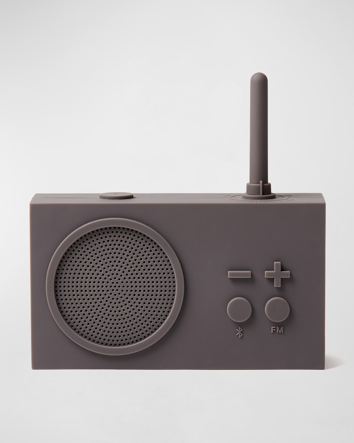 Lexon Design Tykho 3 Fm Radio And Bluetooth Speaker In Warm Grey