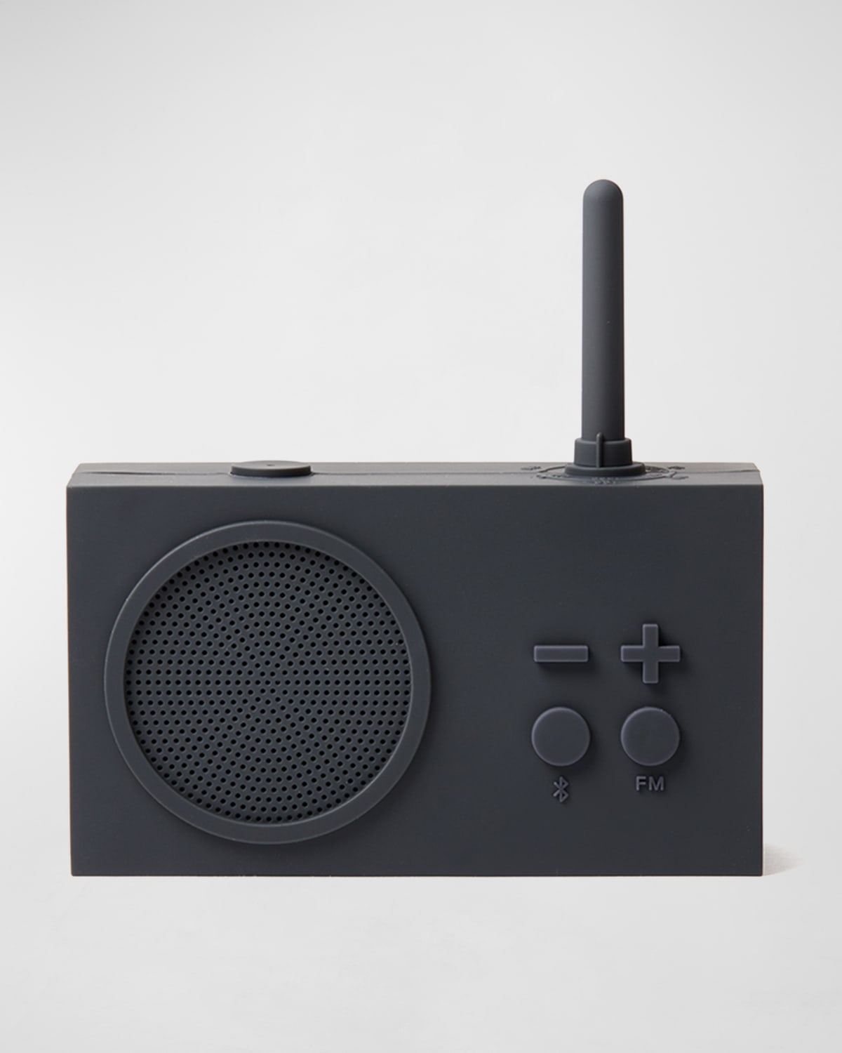 Lexon Design Tykho 3 Fm Radio And Bluetooth Speaker In Dark Grey