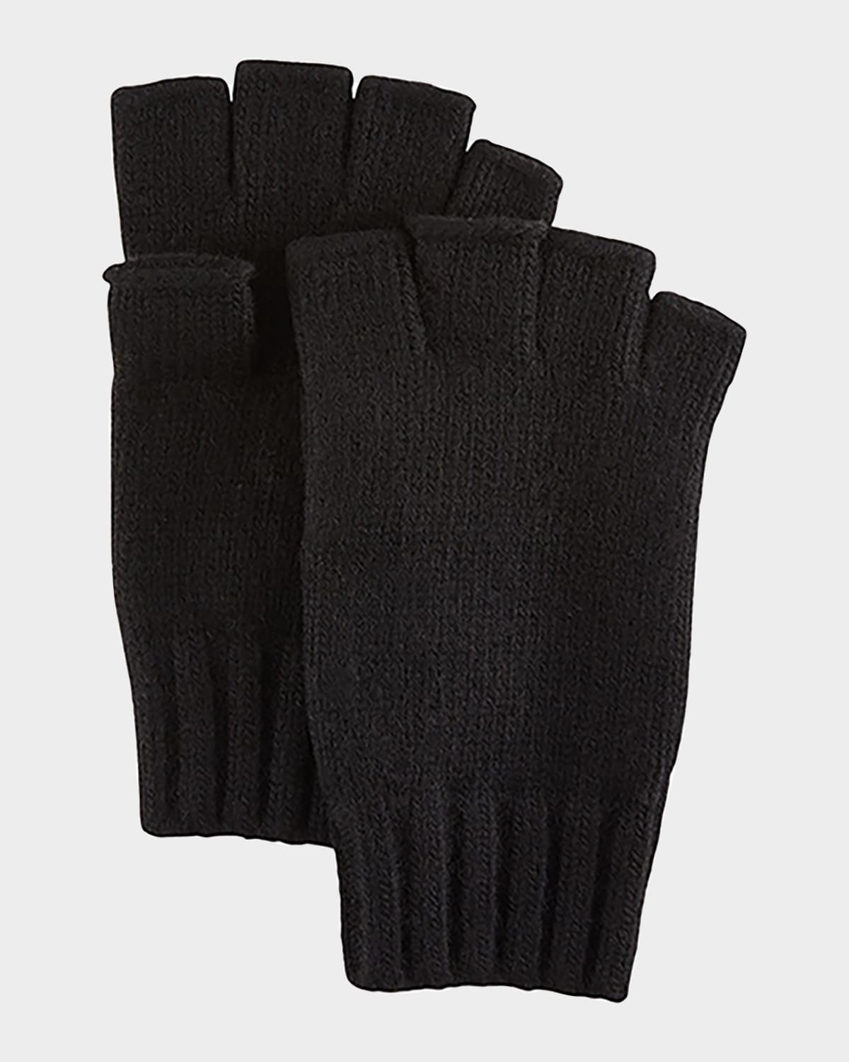 Men's Cashmere Fingerless Gloves