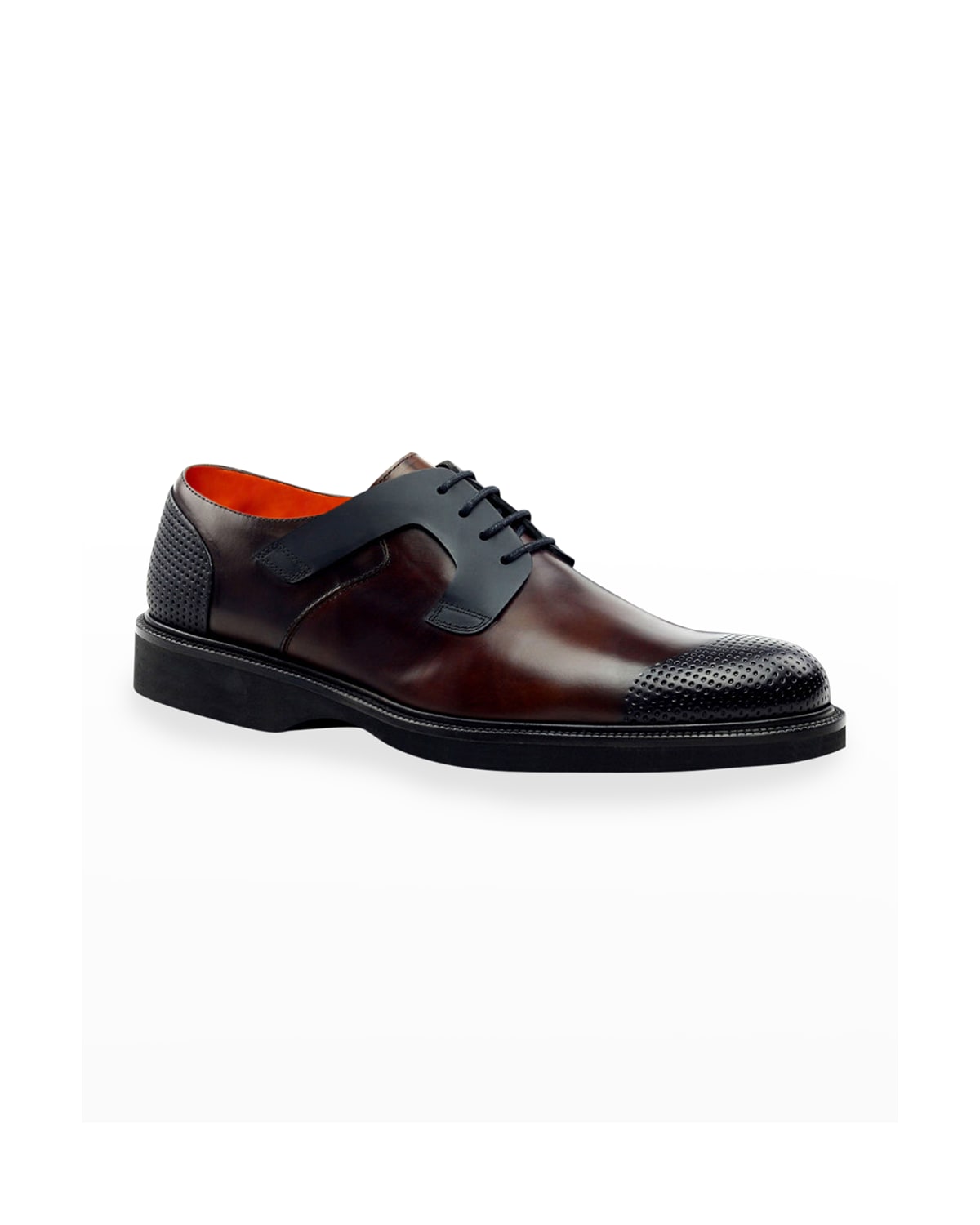 Men's Nova Bold Design Perforated Derby Shoes