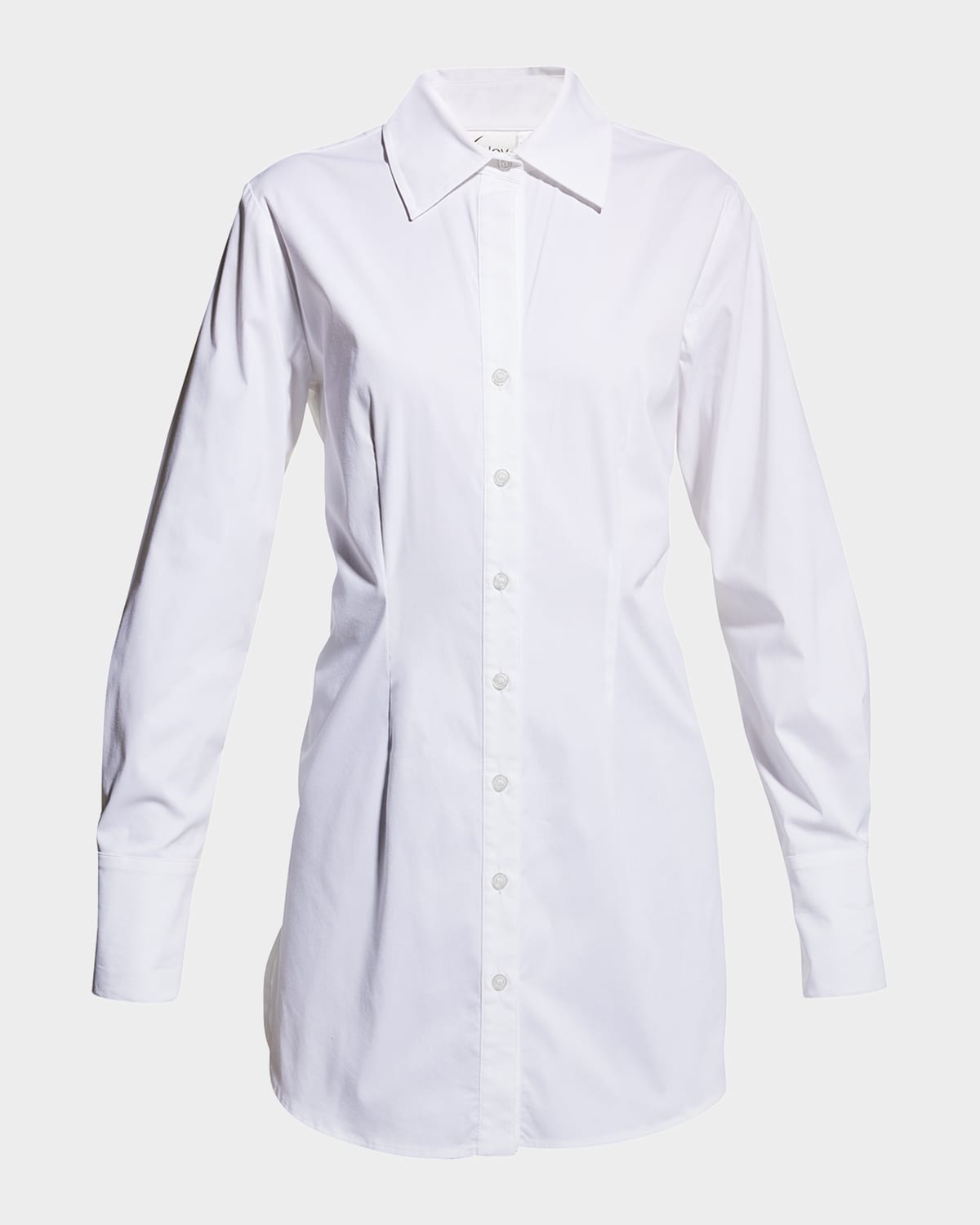 Kaylynn Easy Button-Front Tunic Shirt