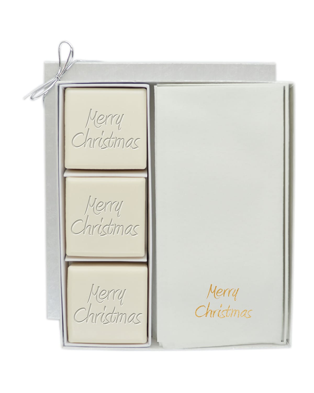 Carved Solutions Eco-luxury Merry Christmas Courtesy Gift Set In Gold