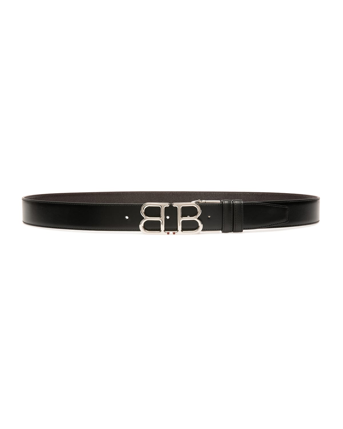 Men's BB-Buckle Reversible Leather Belt