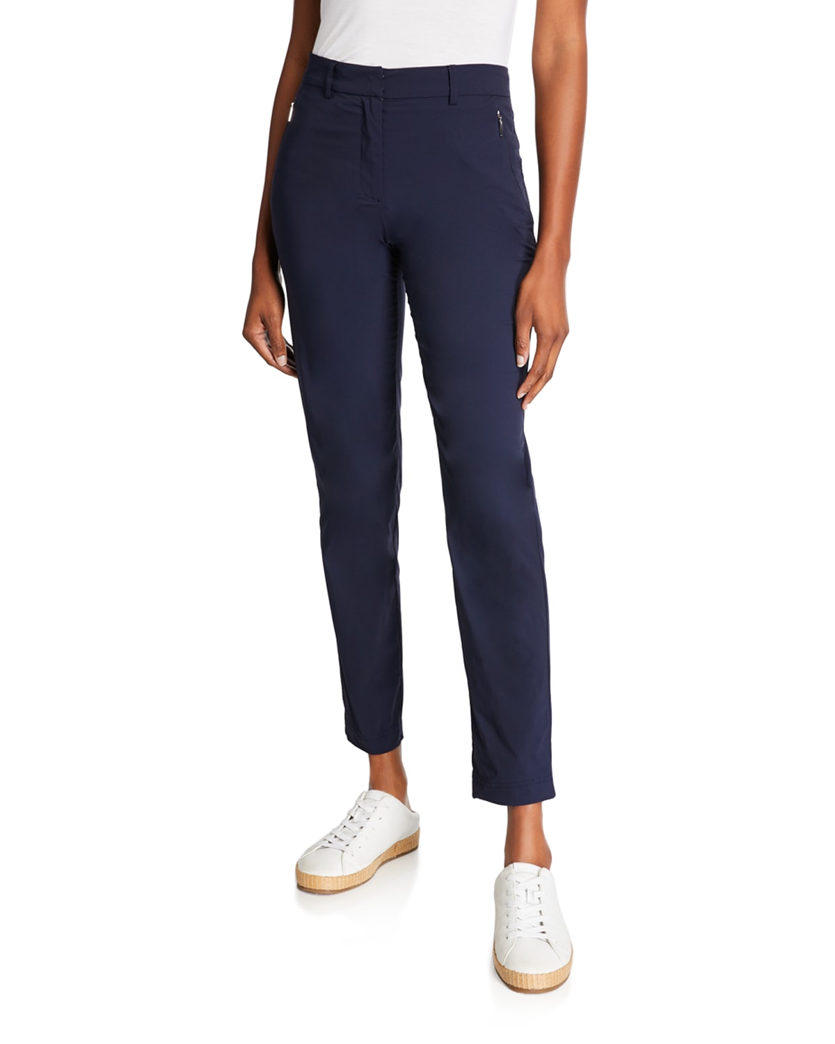 Anatomie Thea Ankle Pants with Zipper Side Pockets
