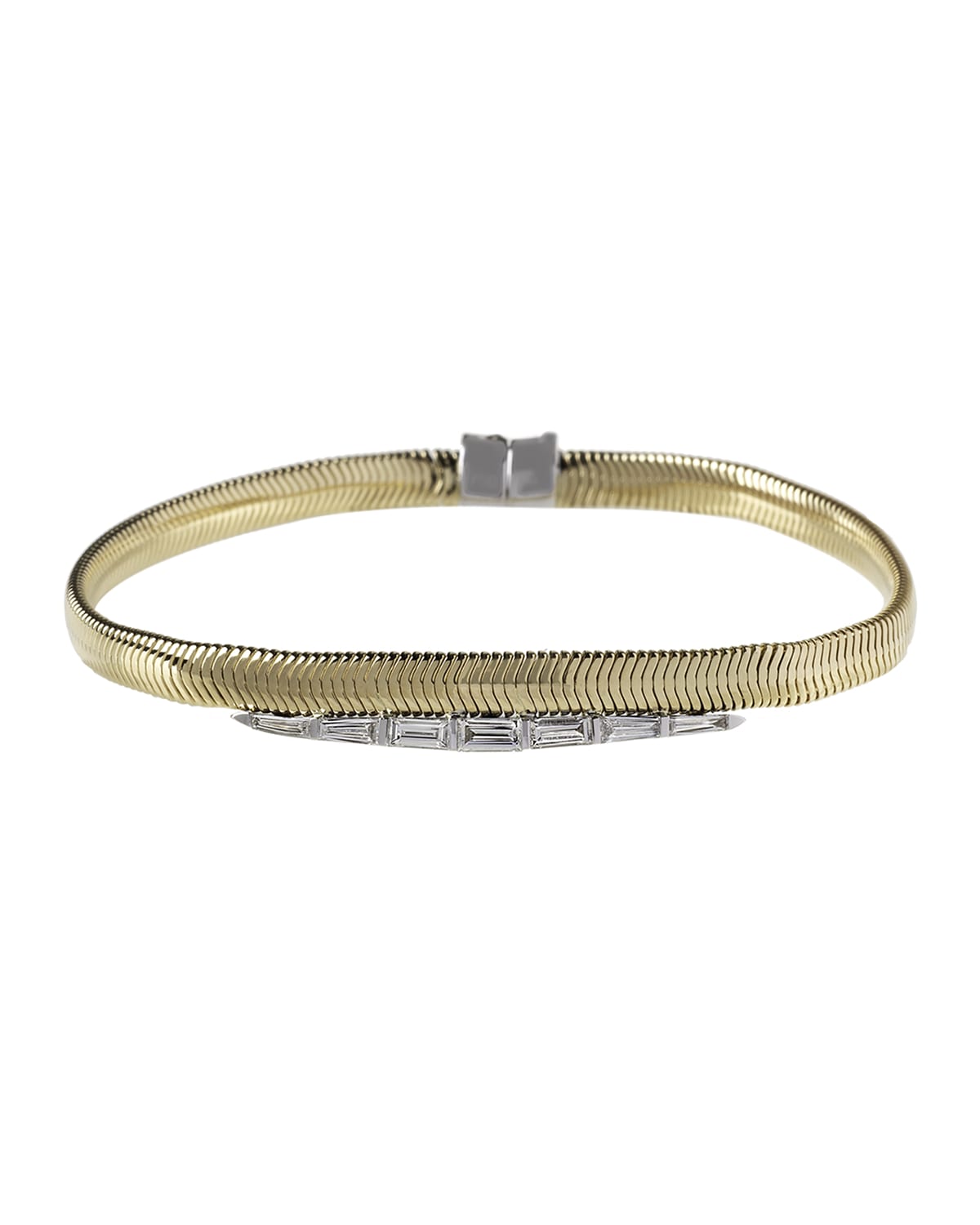 Feelings 18k Diamond Baguette Bracelet