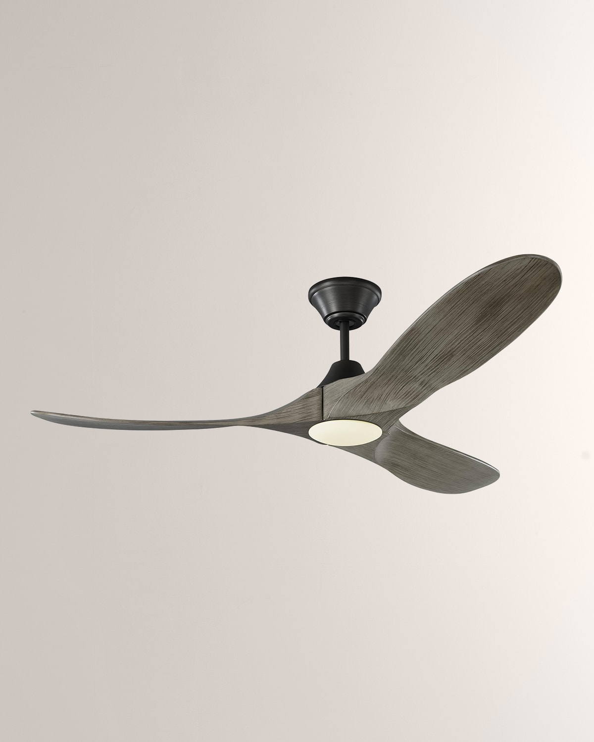 Shop Visual Comfort Fans 52" Maverick Ii Led Ceiling Fan In Aged Pewter