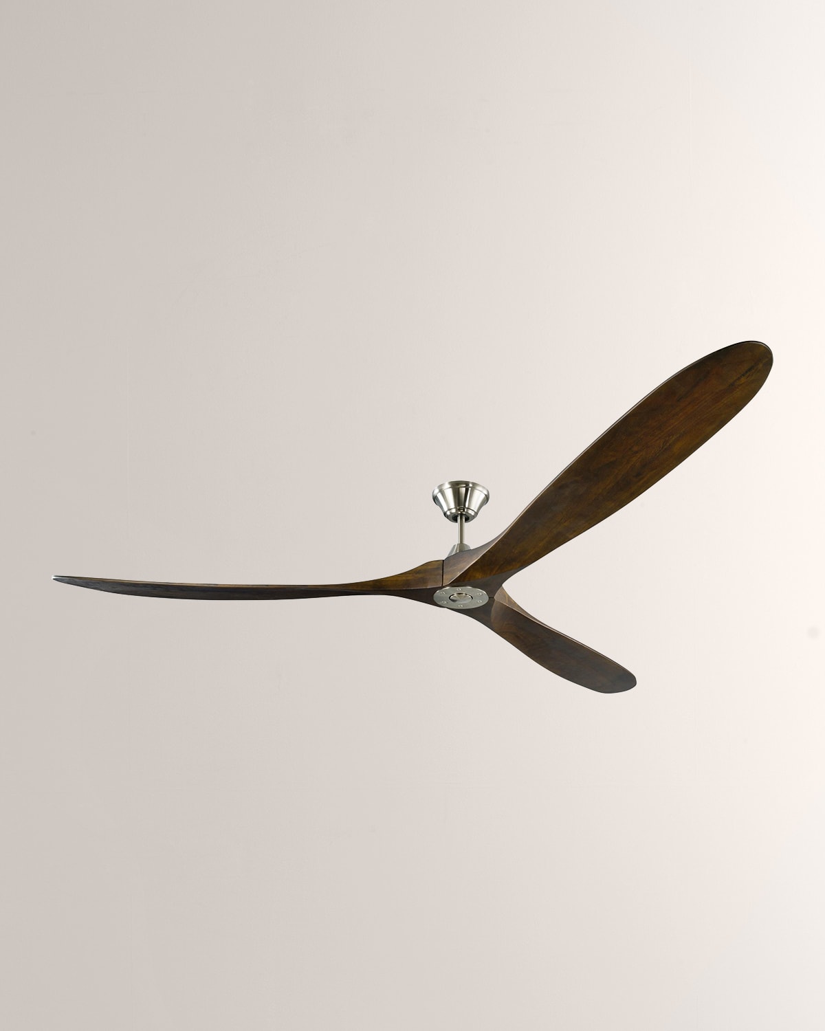 Shop Visual Comfort Fans 88" Maverick Super Max Ceiling Fan In Steel And Walnut