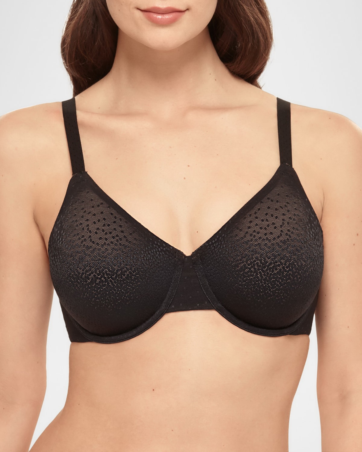 Wacoal Back Appeal Full-coverage Underwire Bra In Black