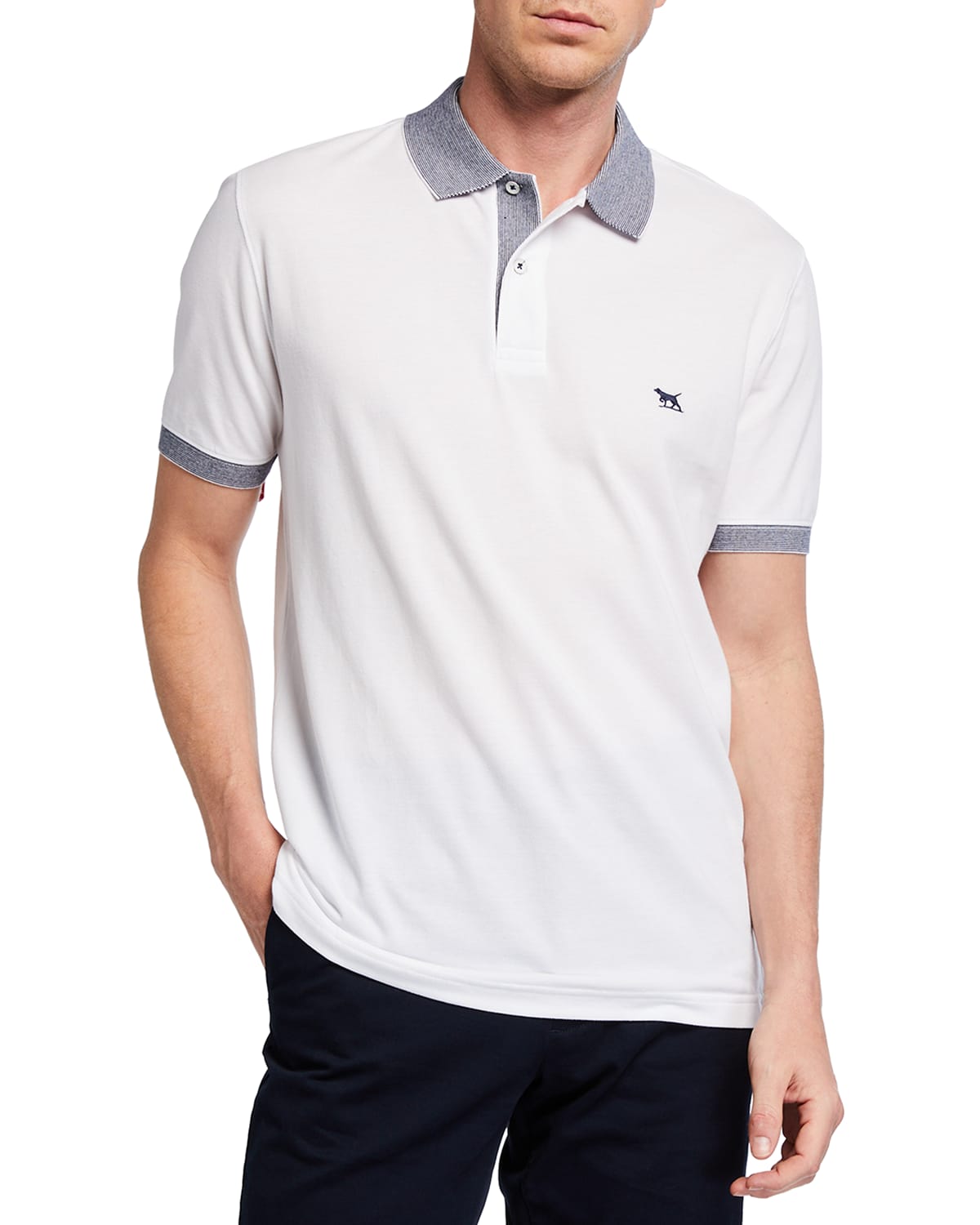 Rodd & Gunn Men's New Haven Heathered Polo Shirt In Capri