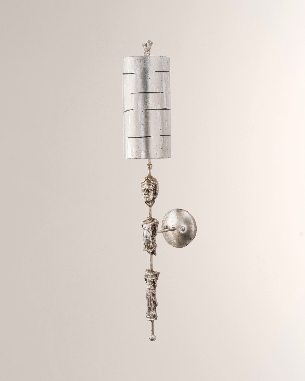 Lucas + Mckearn Fragment Silver Sconce In Silver