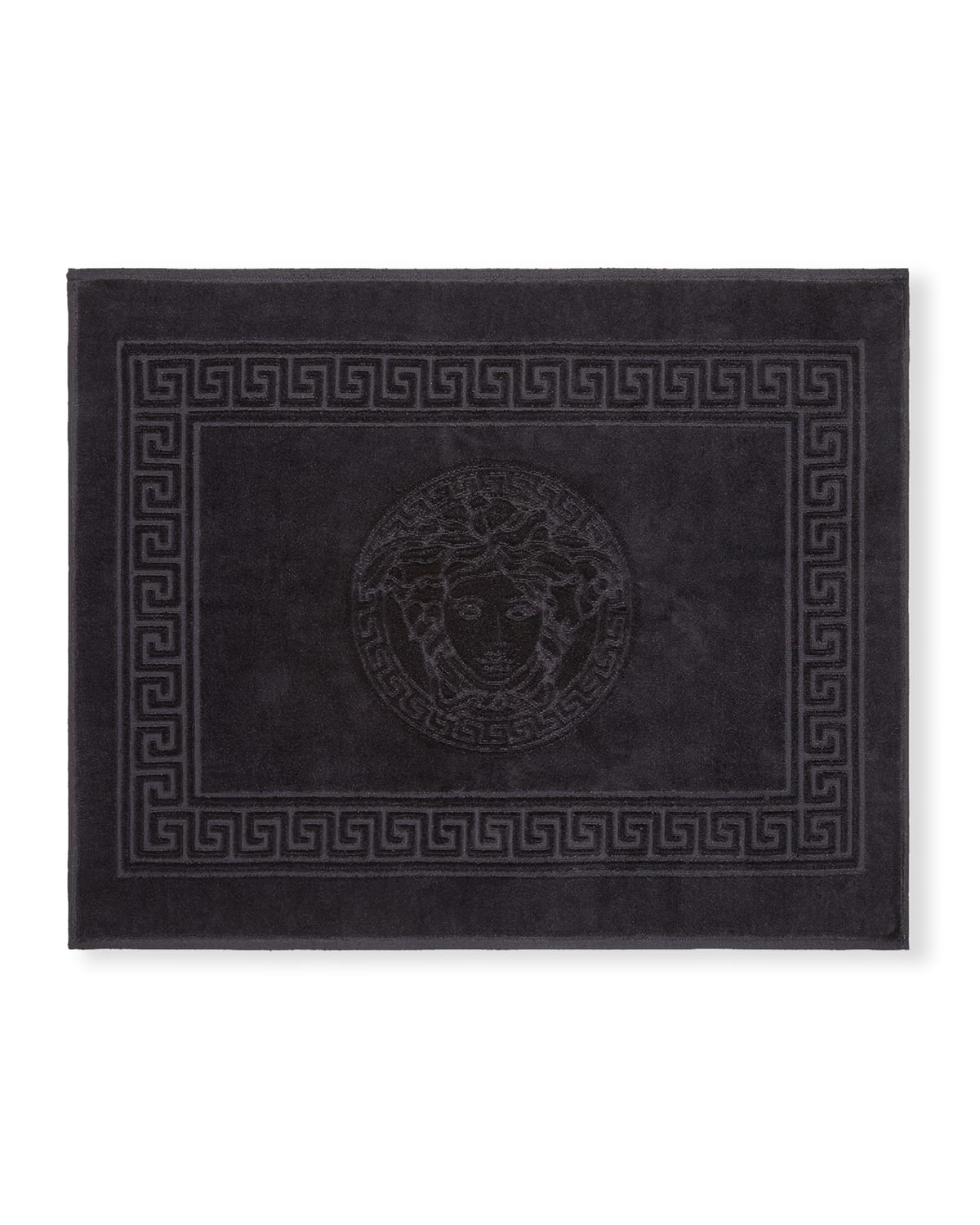Versace Medusa Classic Bath Mat In Black