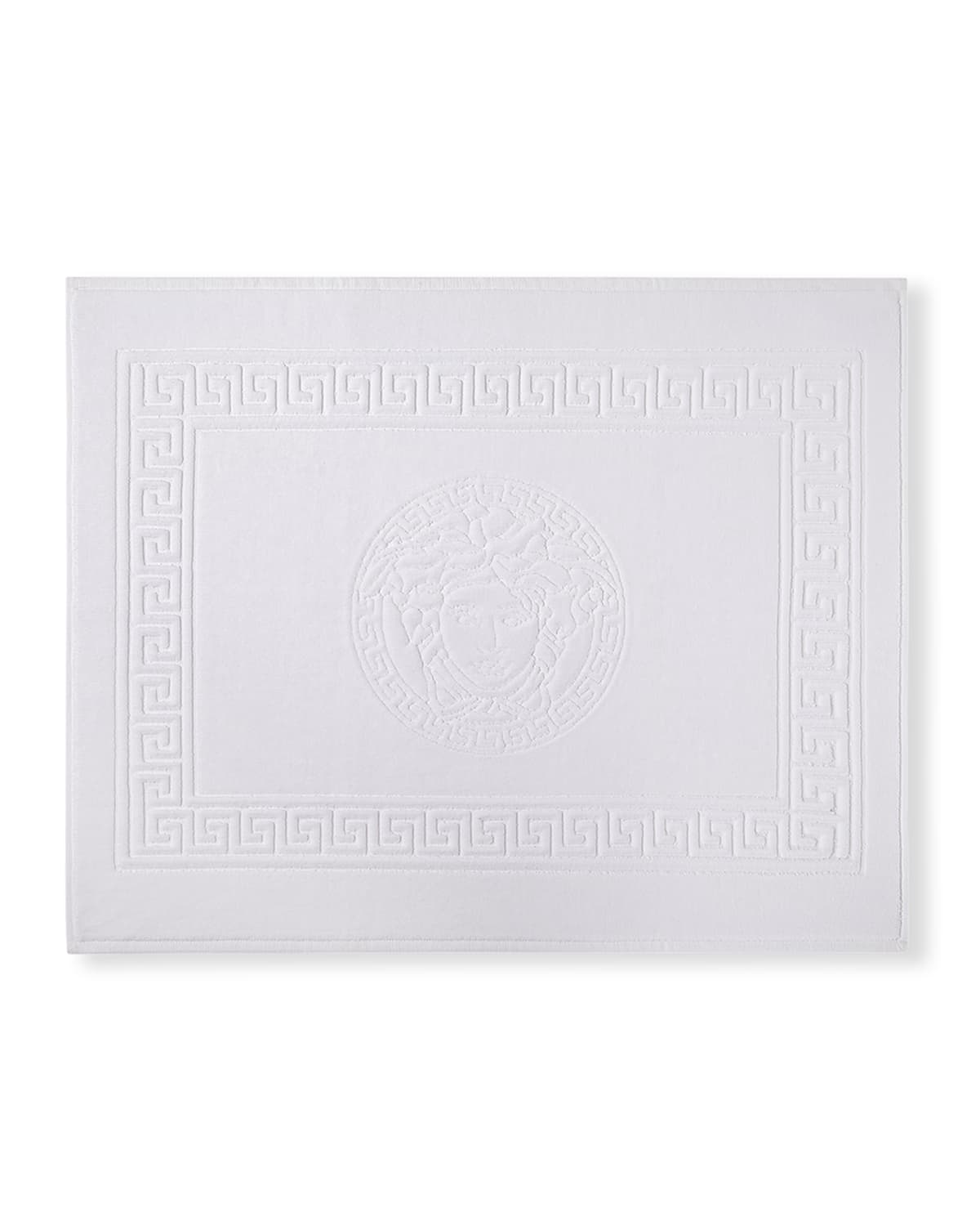 Versace Medusa Classic Bath Mat In White