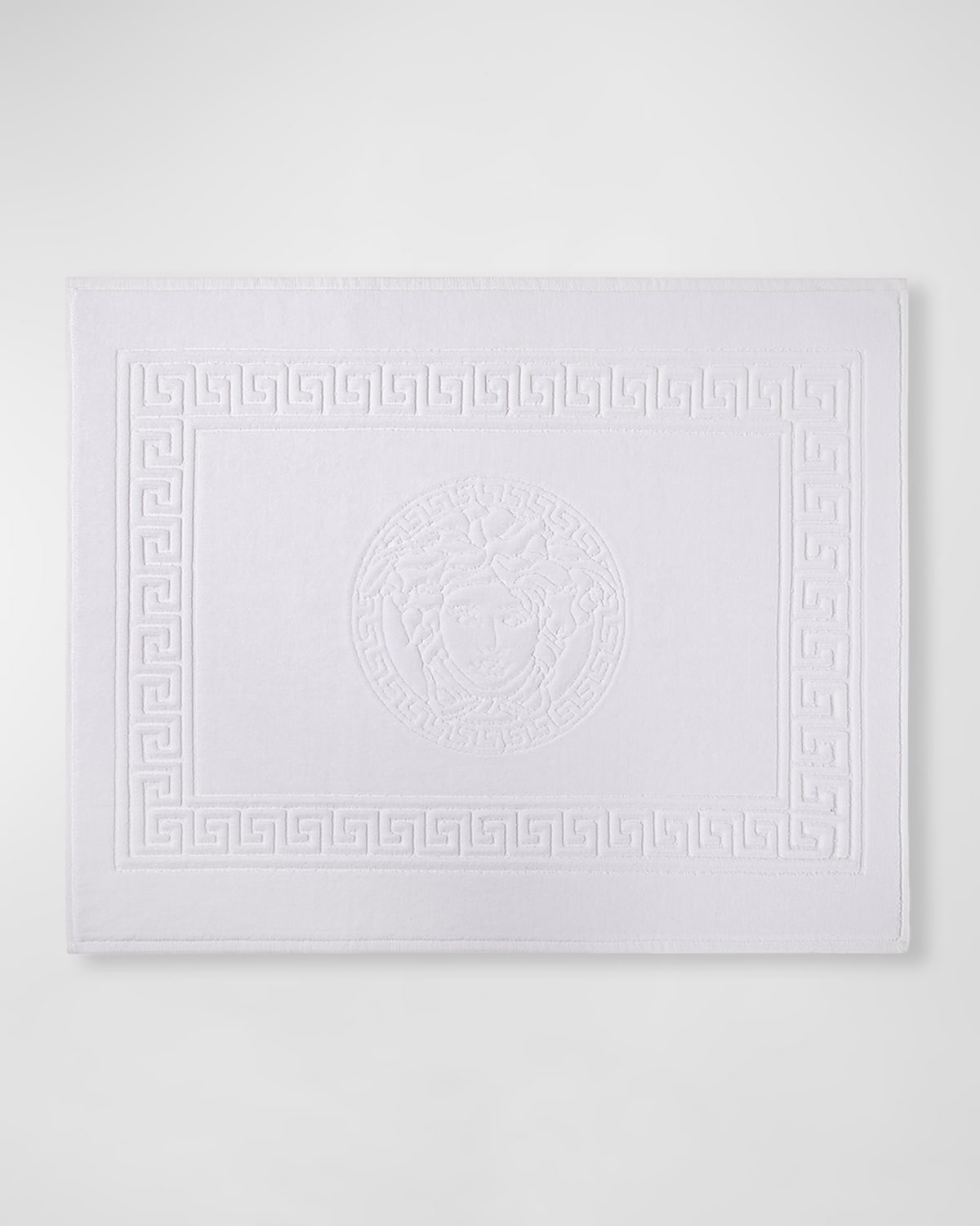 Versace Medusa Classic Bath Mat In White