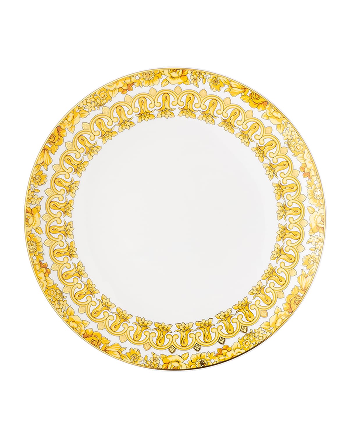 Shop Versace Medusa Rhapsody Dinner Plate In Gold