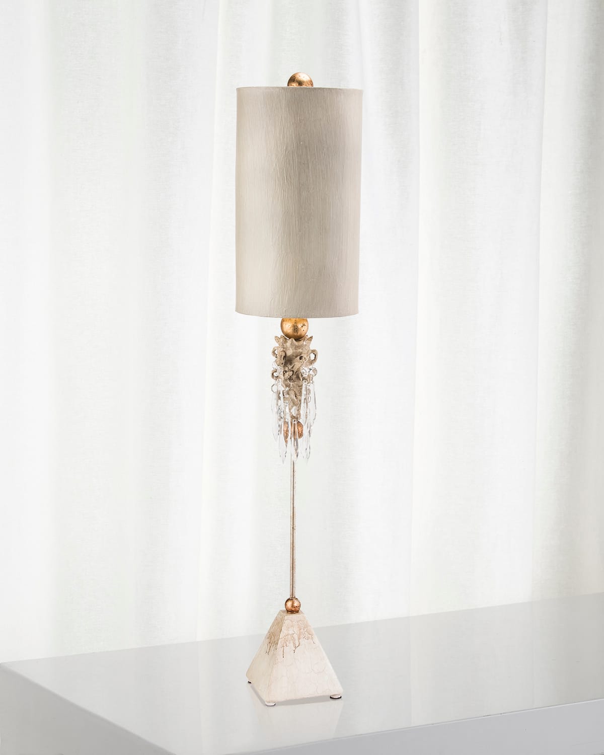 Shop Lucas + Mckearn Madison Table Lamp In Gold And Silver