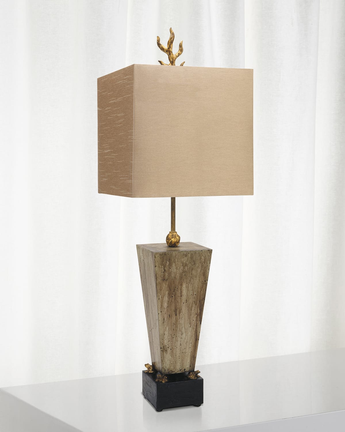 Shop Lucas + Mckearn Grenouille Table Lamp In Beige