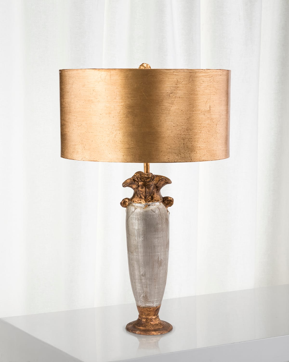 Shop Lucas + Mckearn Bienville Table Lamp In Gold And Silver