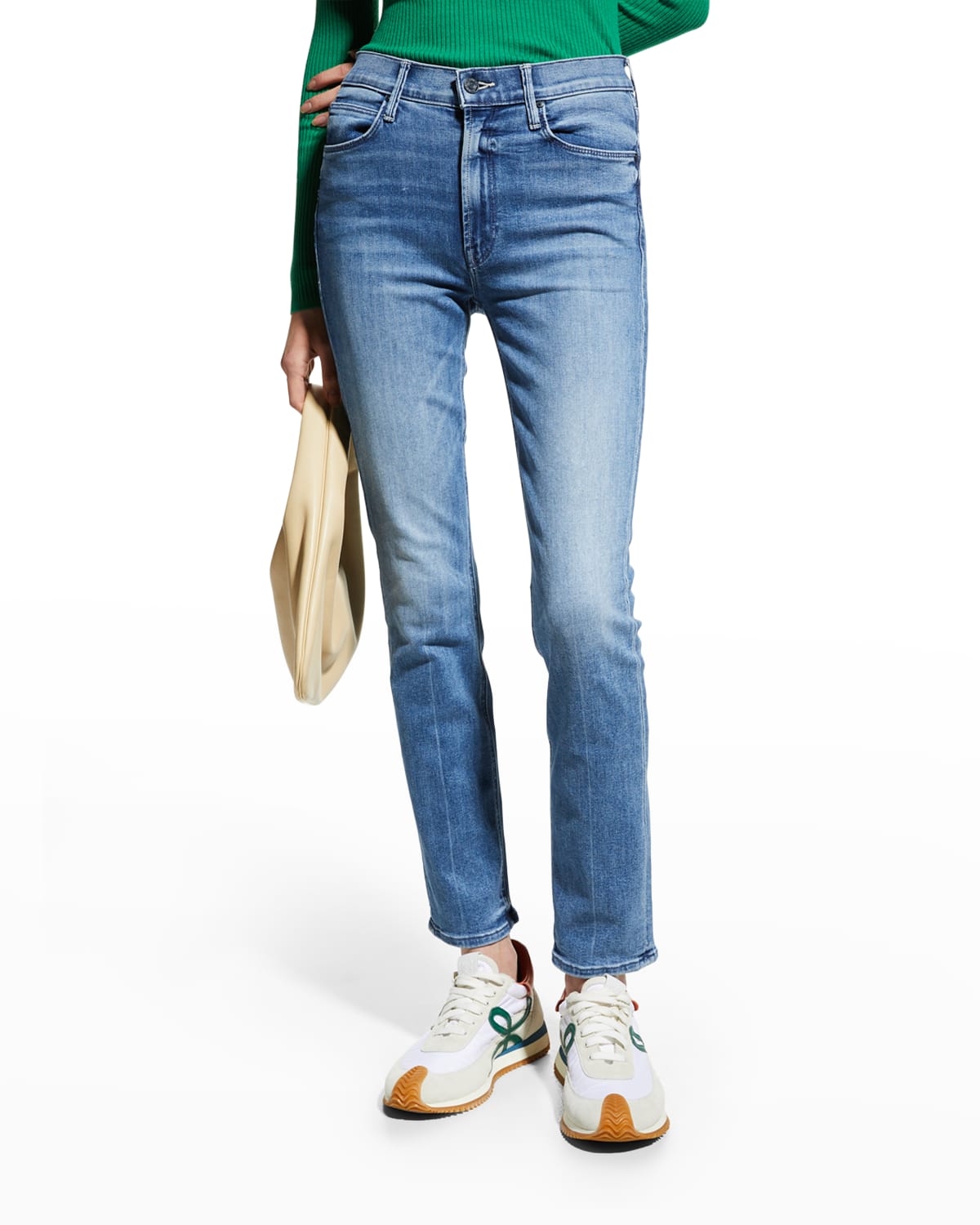 Mother The Mid-rise Dazzler Jeans In Chip On My Shoulder