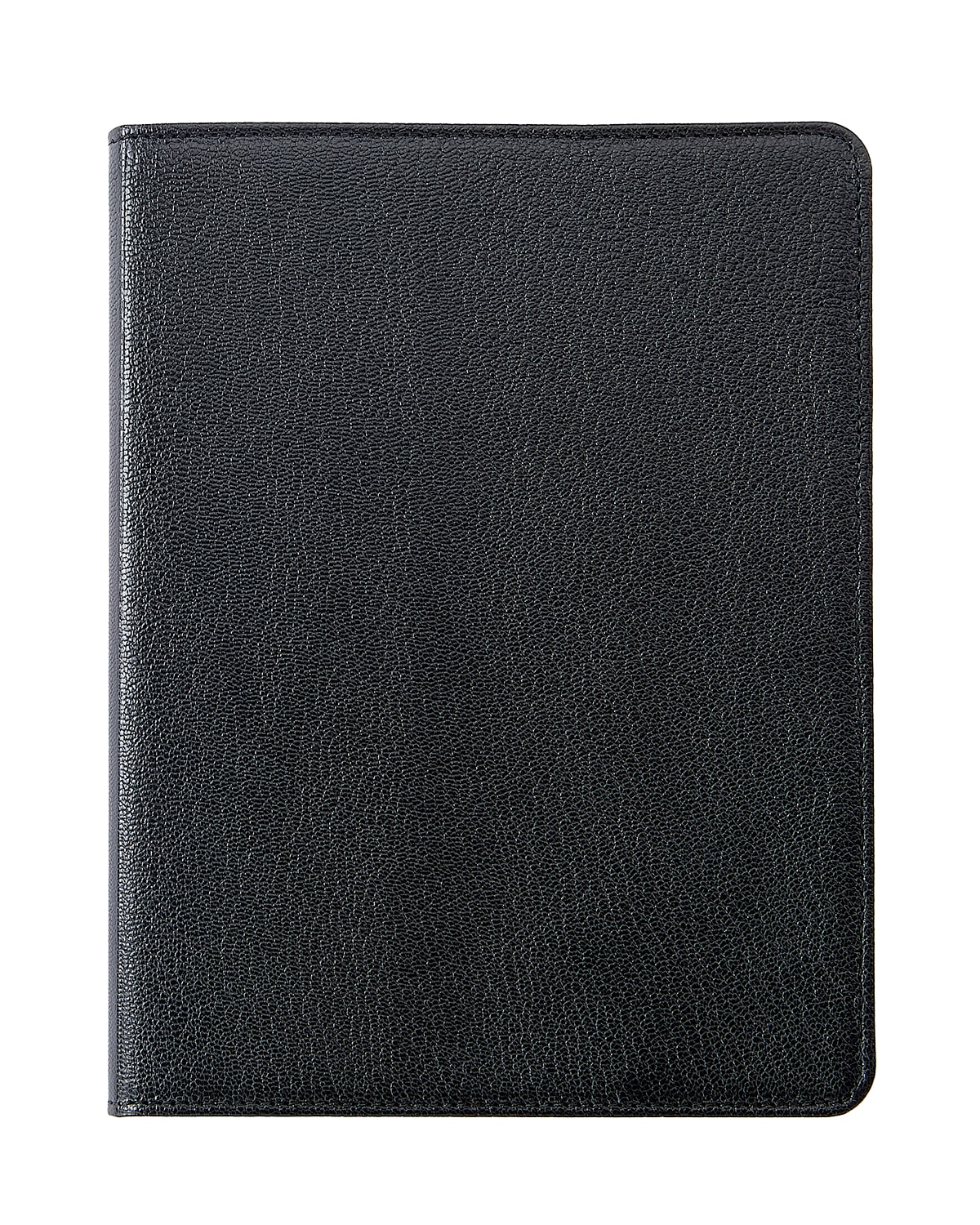 Shop Graphic Image 9" Leather Wire-o-notebook In Black