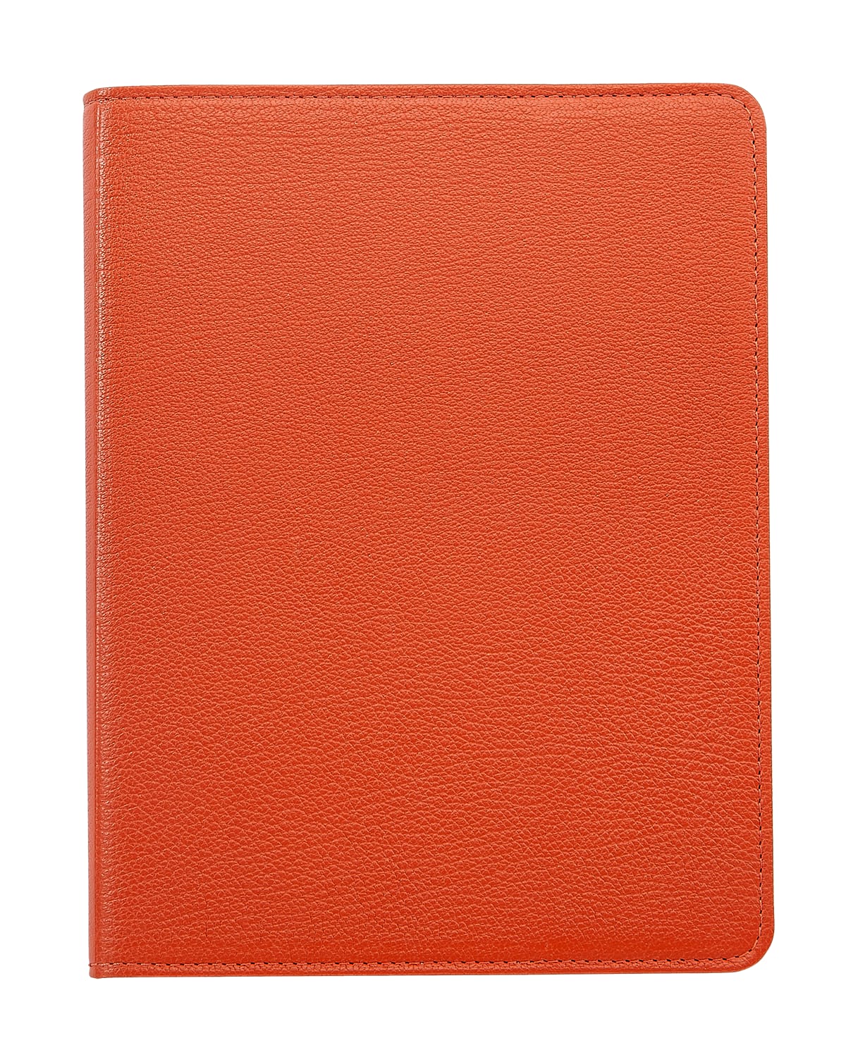 Shop Graphic Image 9" Leather Wire-o-notebook In Orange