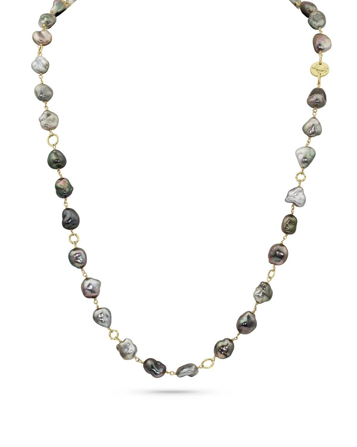 Dominique Cohen 18k Tahitian Keshi Pearl Layering Necklace