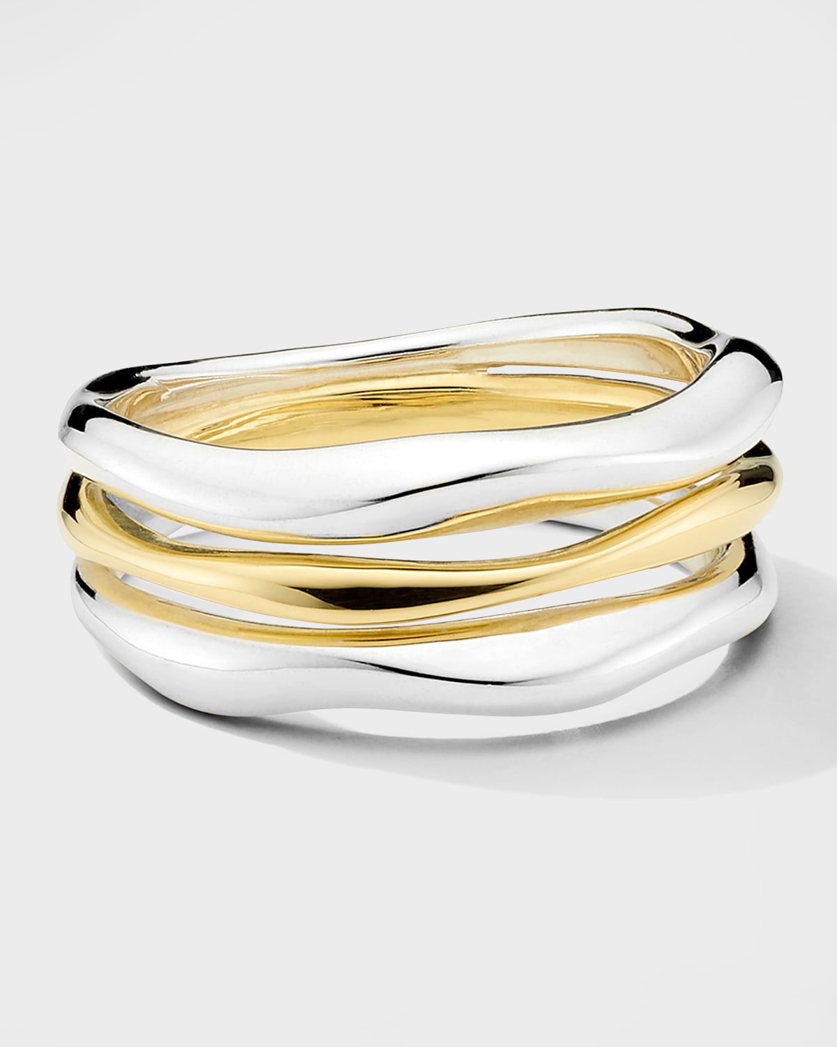 Ippolita Chimera 2-tone 3-row Ring