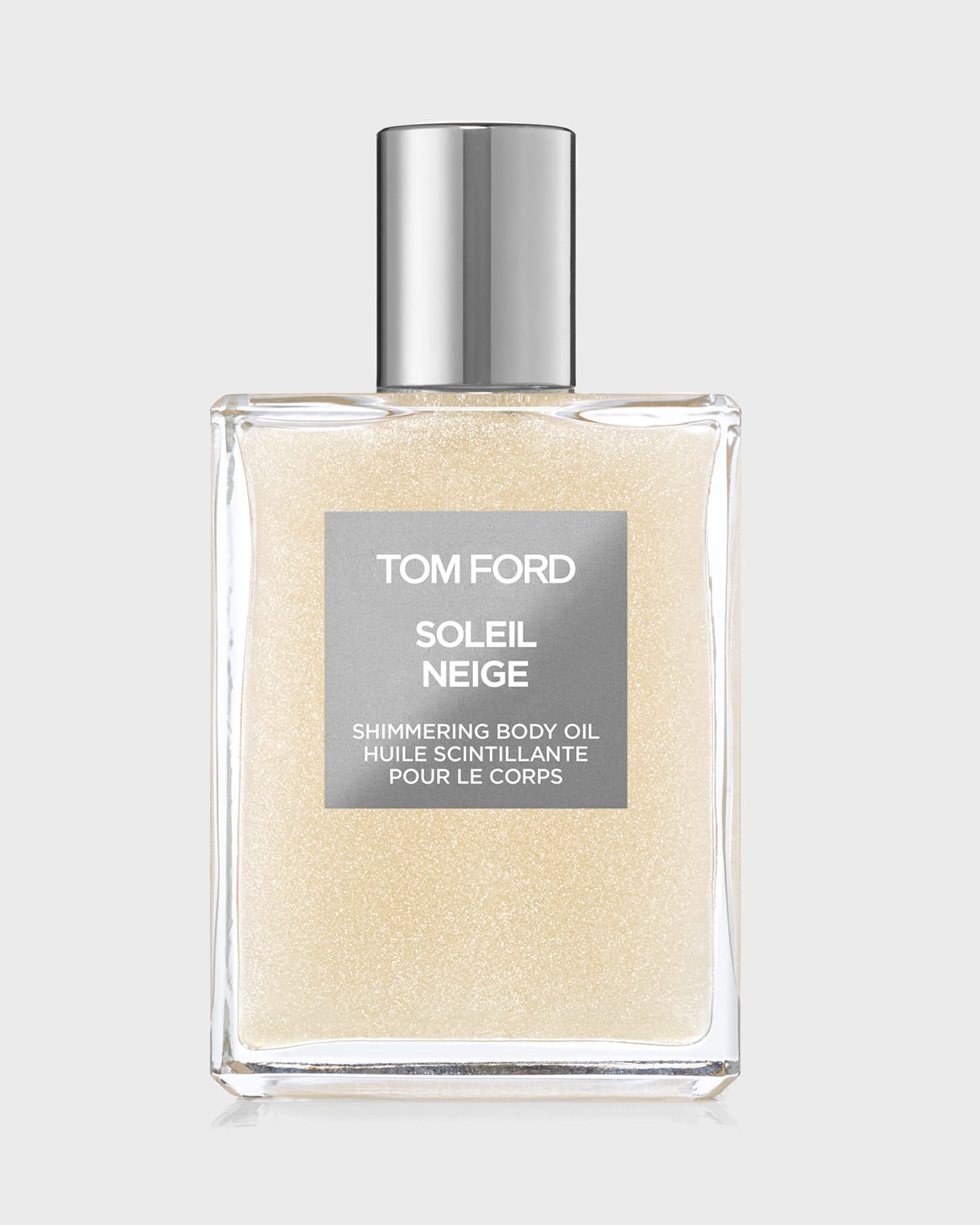 Shop Tom Ford 3.4 Oz. Soleil Neige Shimmering Body Oil In 01 Platinum