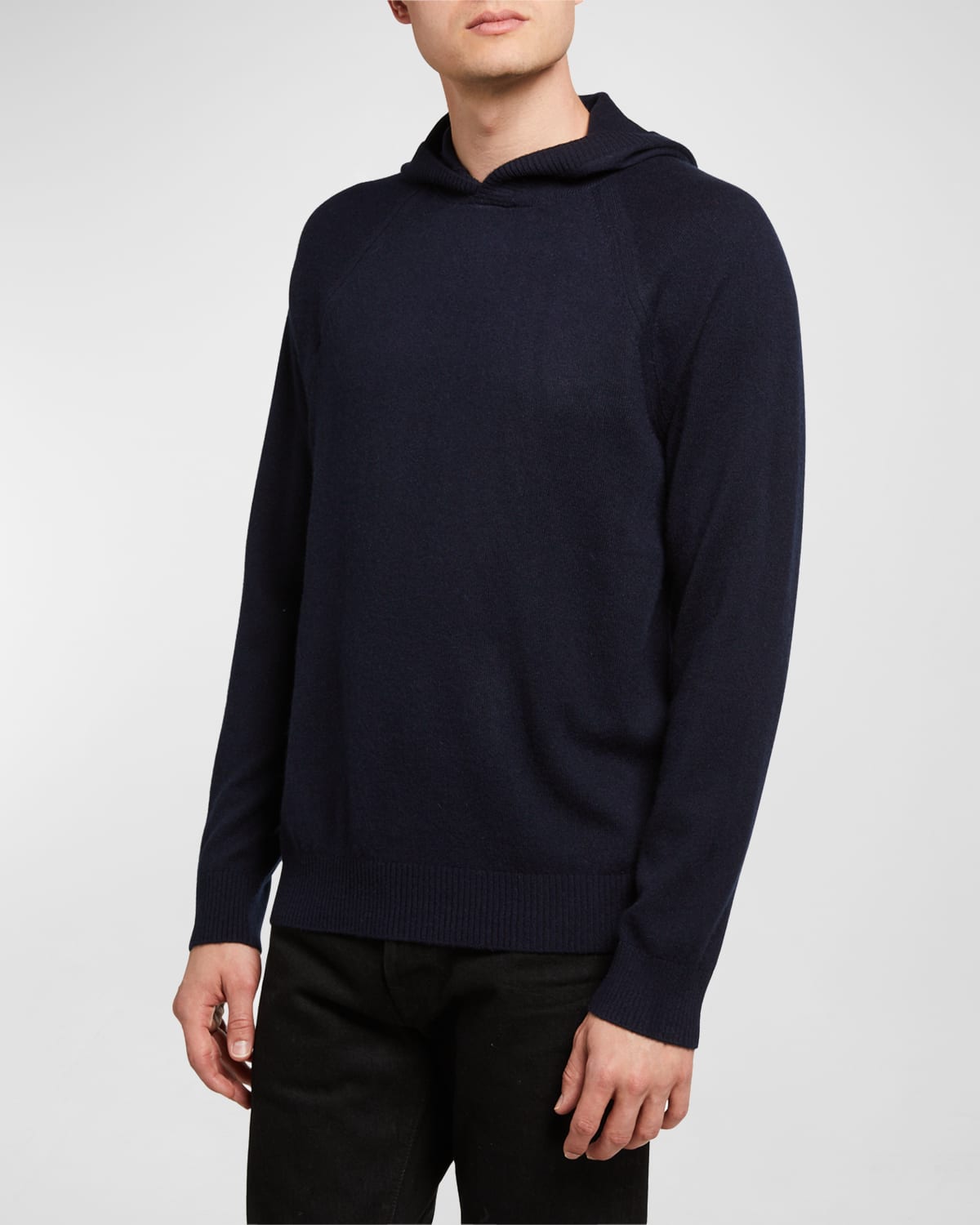 Vince Men s Wool Cashmere Pullover Hoodie Coastal Blue Size M Vince Smart Closet