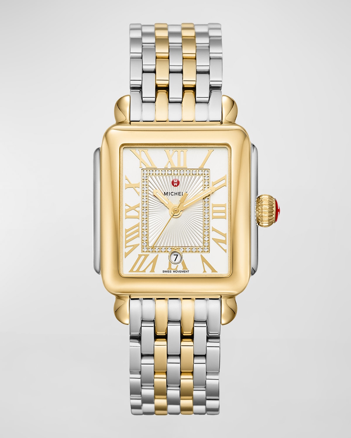 Deco Madison Two-Tone Diamond-Dial Watch