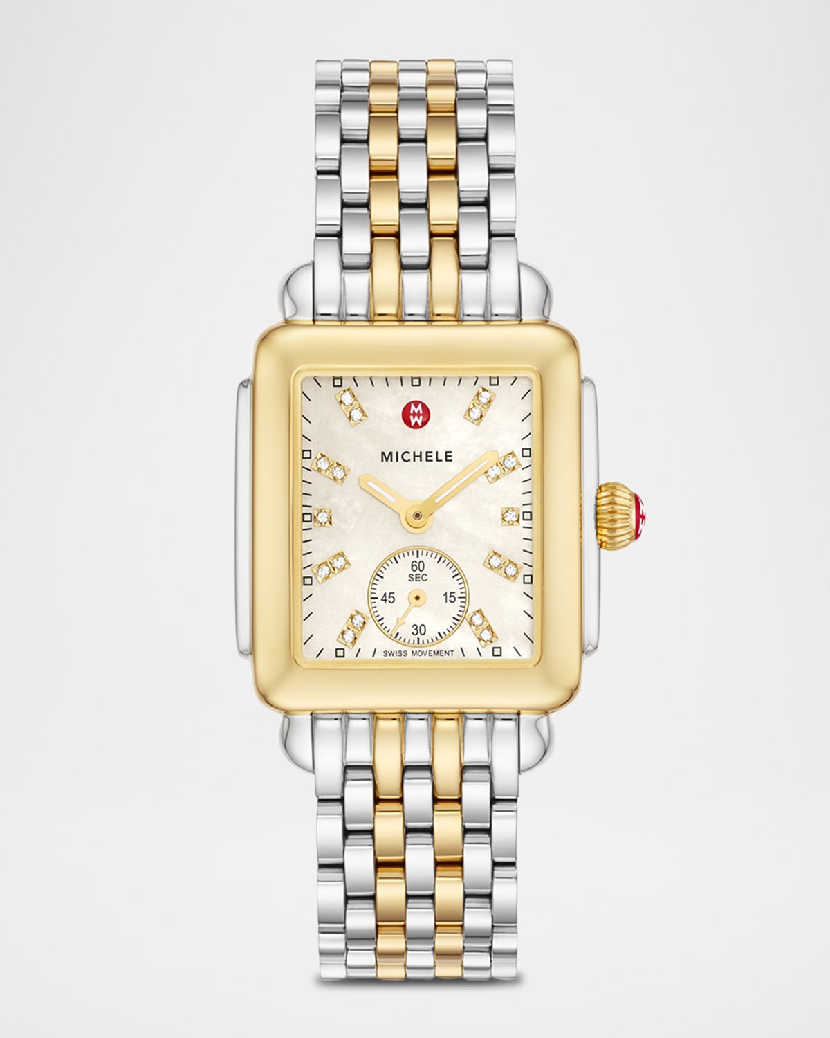 Deco Mid Two-Tone Diamond Dial Watch