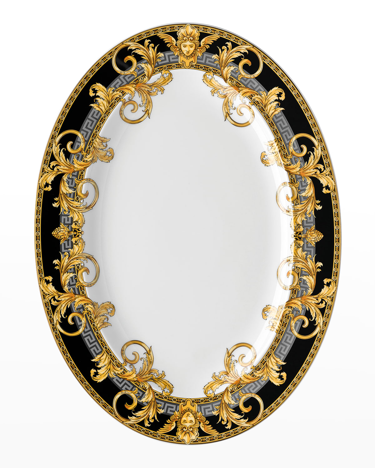 Versace Prestige Gala Platter In Grey