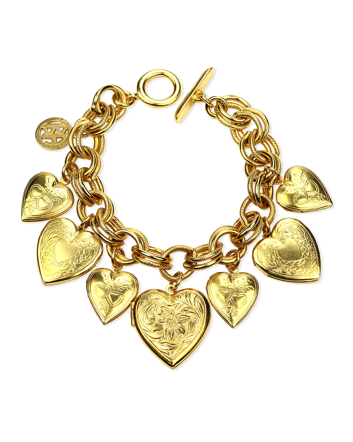 Ben-amun All Heart-locket Bracelet