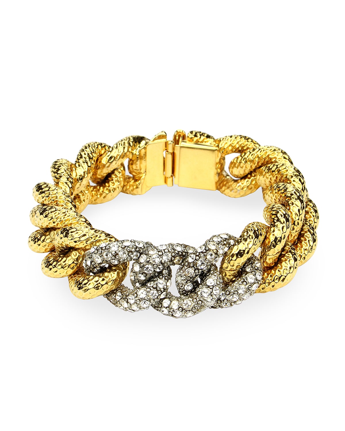 Ben-amun Curb-link Crystal Bracelet