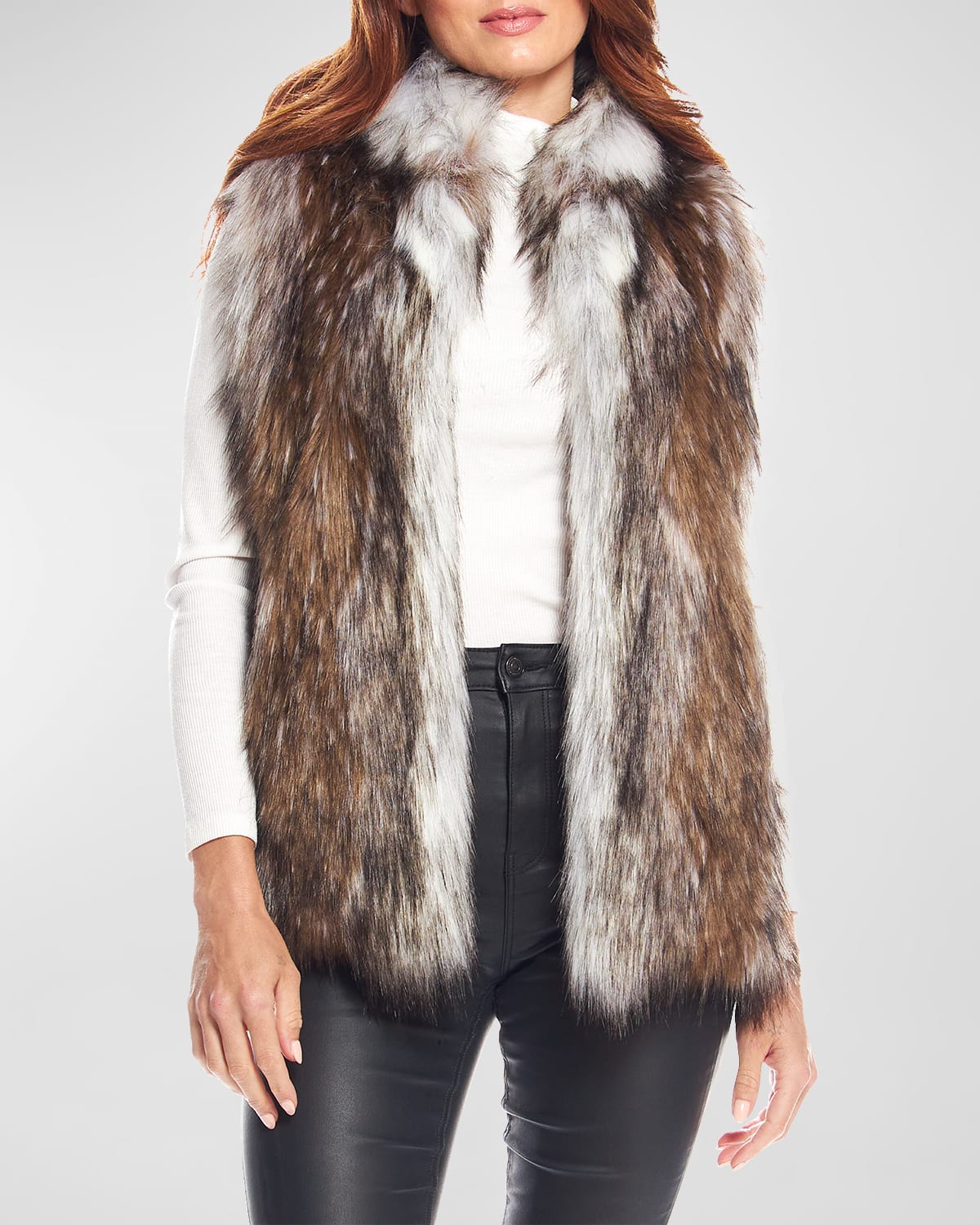 Fabulous Furs Limited Edition Faux-fur Vest - Inclusive Sizing In Itwolf