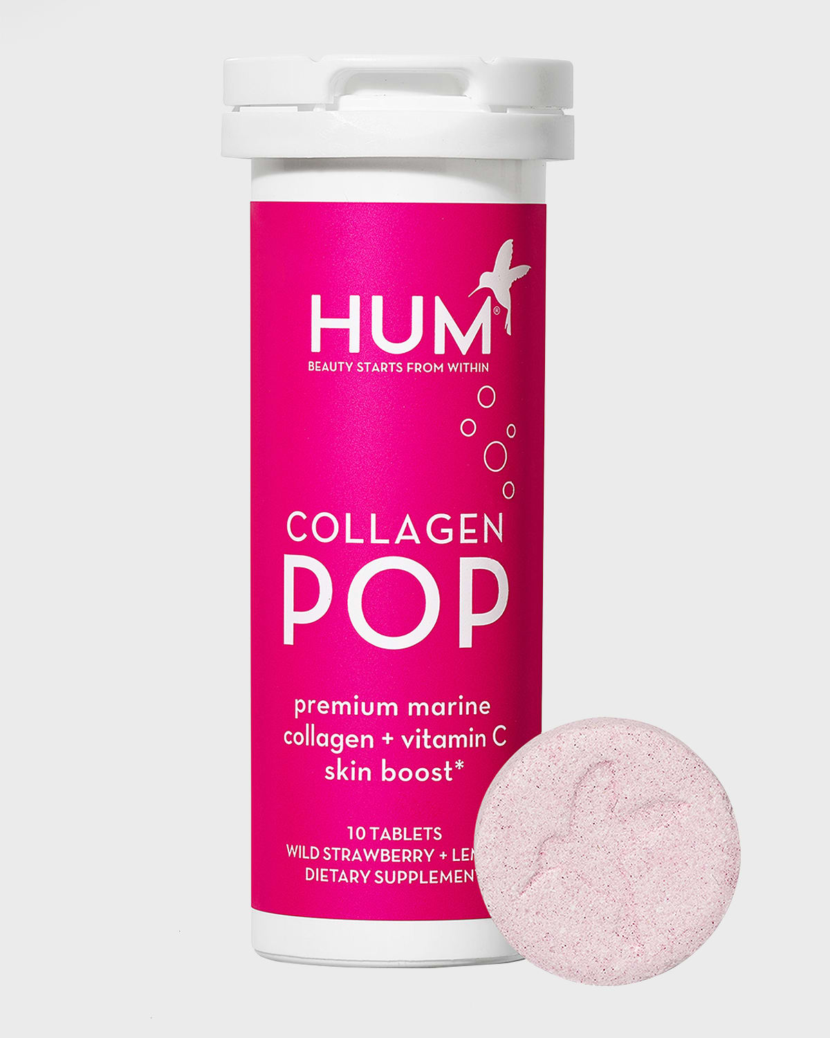 Collagen Pop + Vitamin C Dissolvable Tablets, Strawberry Lemonade