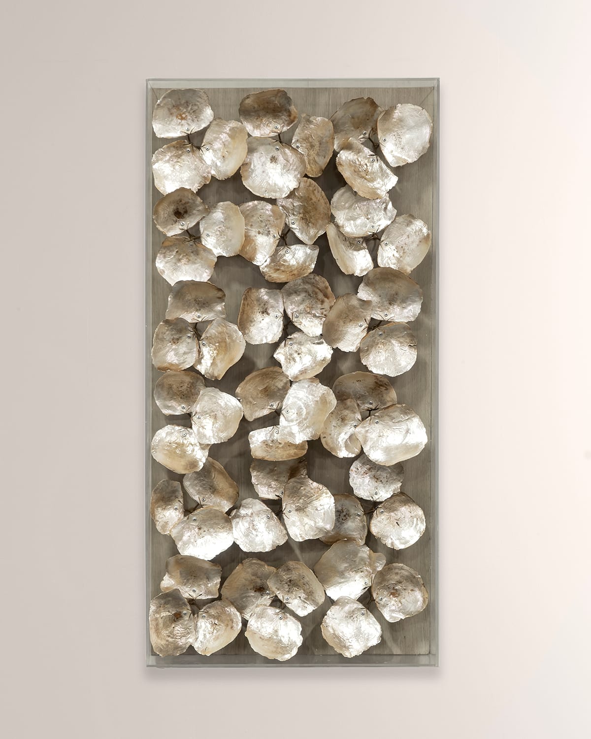 Shop Palecek Playa Small Wall Decor In Champagne