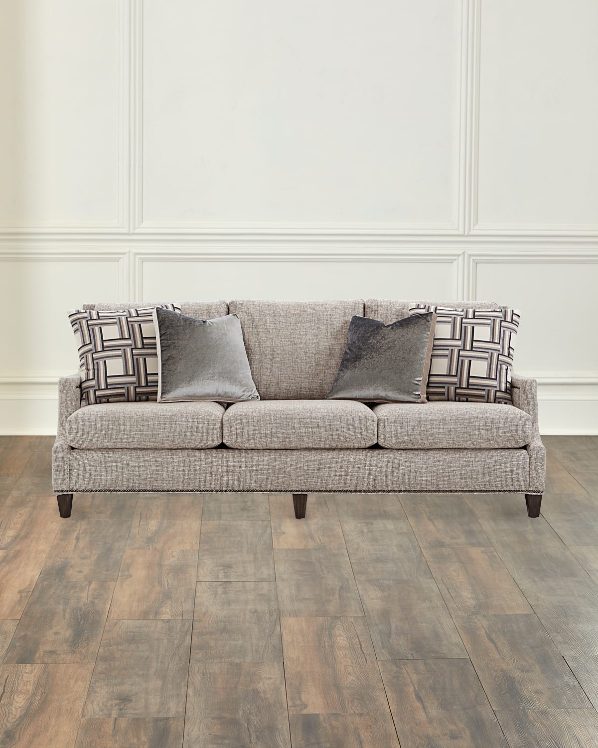 Massoud Creighton Sofa, 90" In Oatmeal