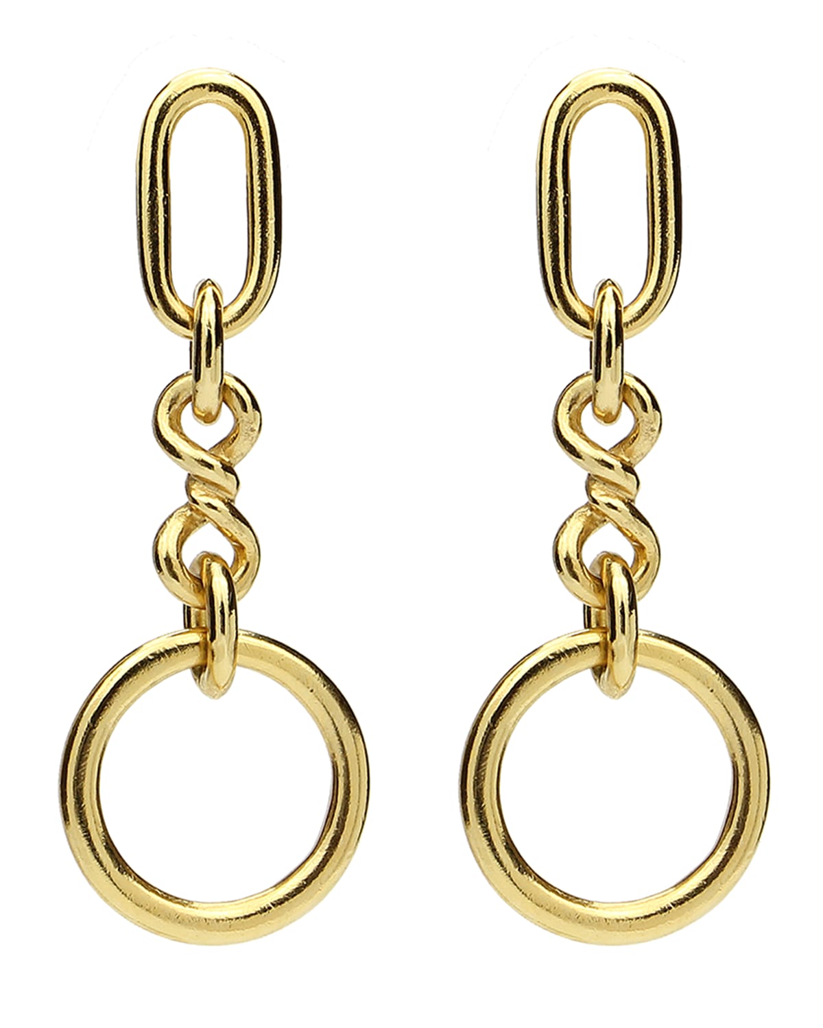 Ben-amun Chain-link Drop Earrings