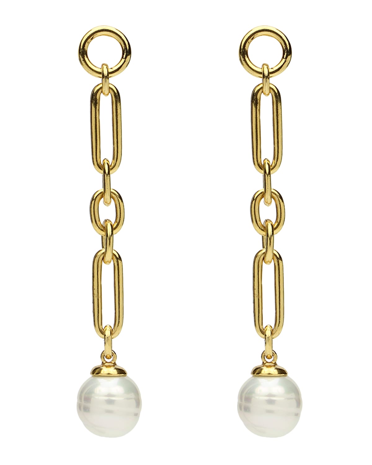 Ben-amun Pearly Chain-drop Earrings