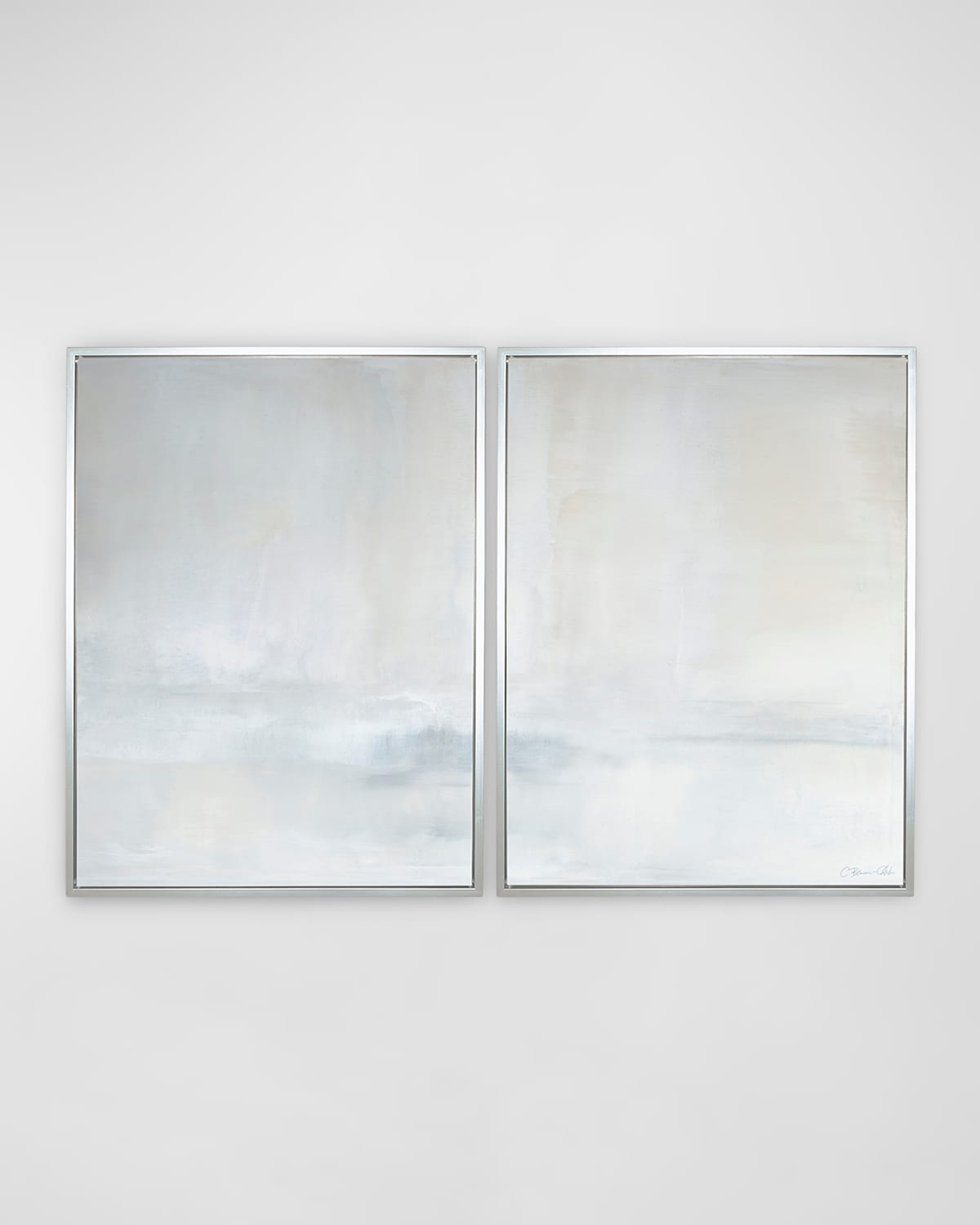 Shop Benson-cobb Studios Promontory Hand-embellished Giclee Diptych On Canvas Wall Art By Carol Benson-cobb In Multi